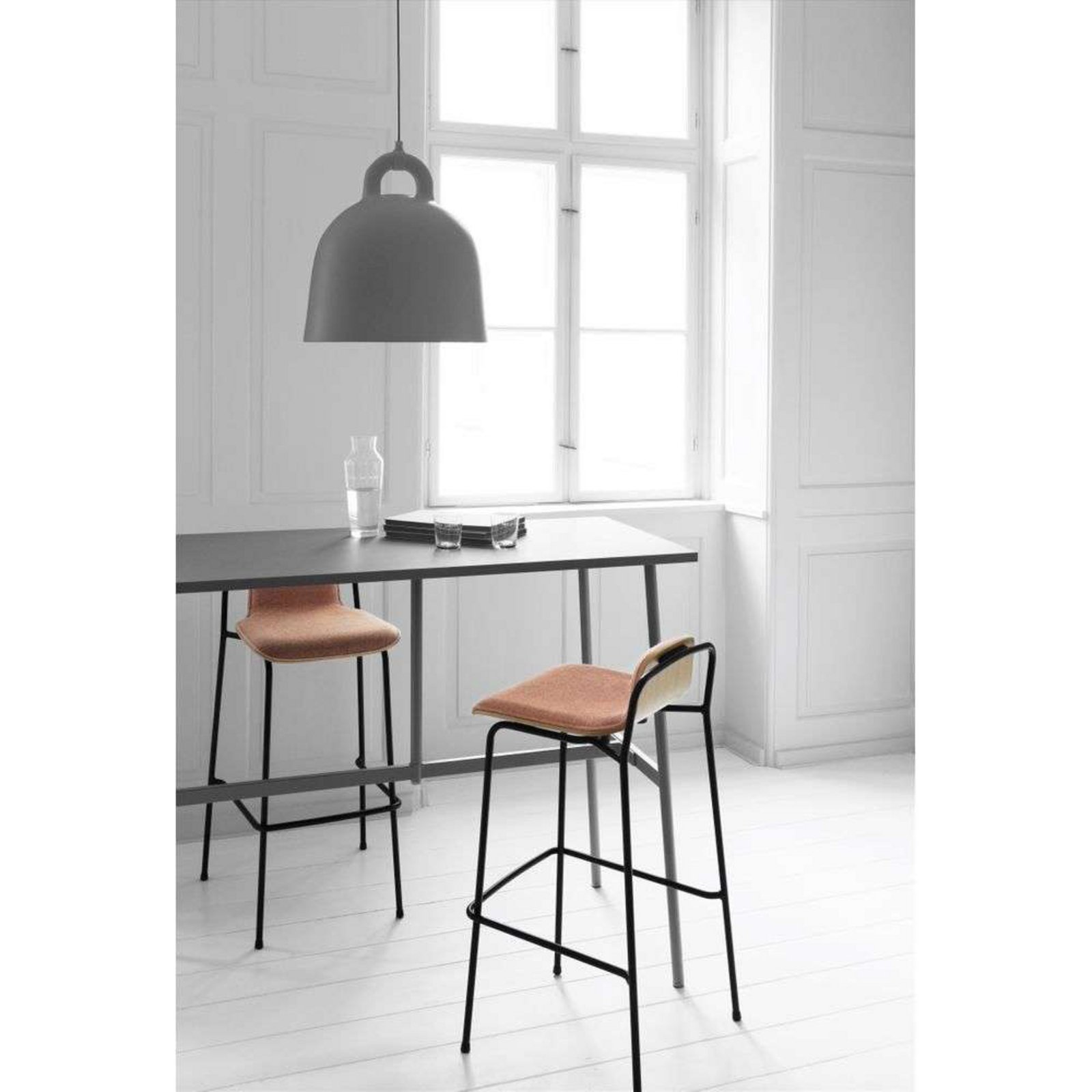 Bell Lustră Pendul Large Grey - Normann Copenhagen