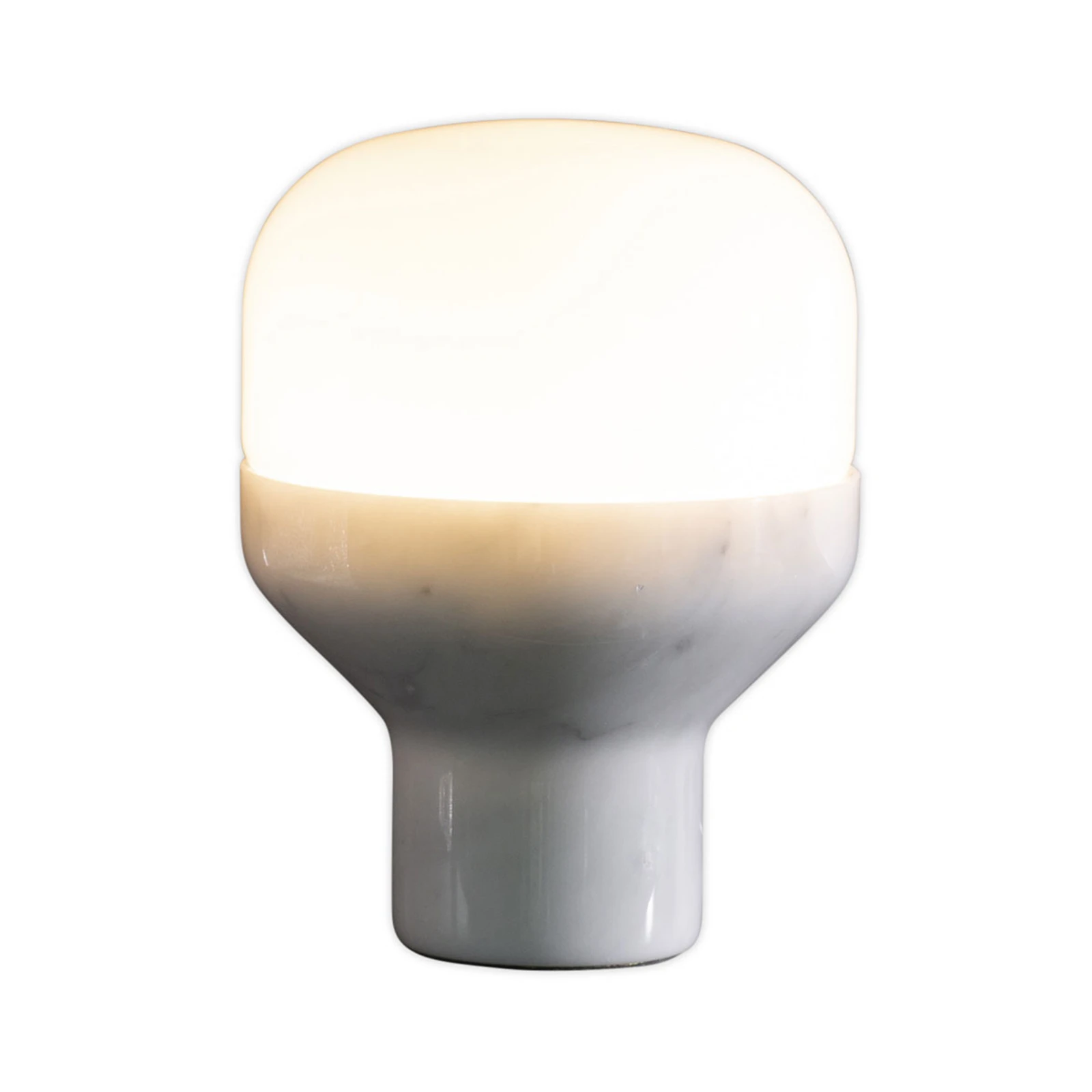 Martinelli Luce Delux Tisch 22cm Marmor weiß