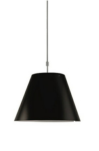 Costanza Pendelleuchte Liquorice Black - Luceplan