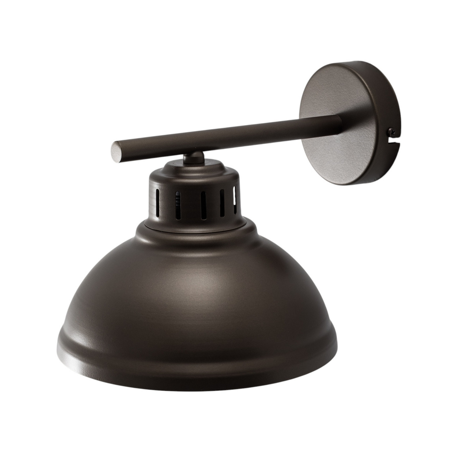 Luminex Aplică de perete Sven titan-auriu Ø 21 cm oțel - Camera de zi / sufragerie - culoare titan-auriu - Metal