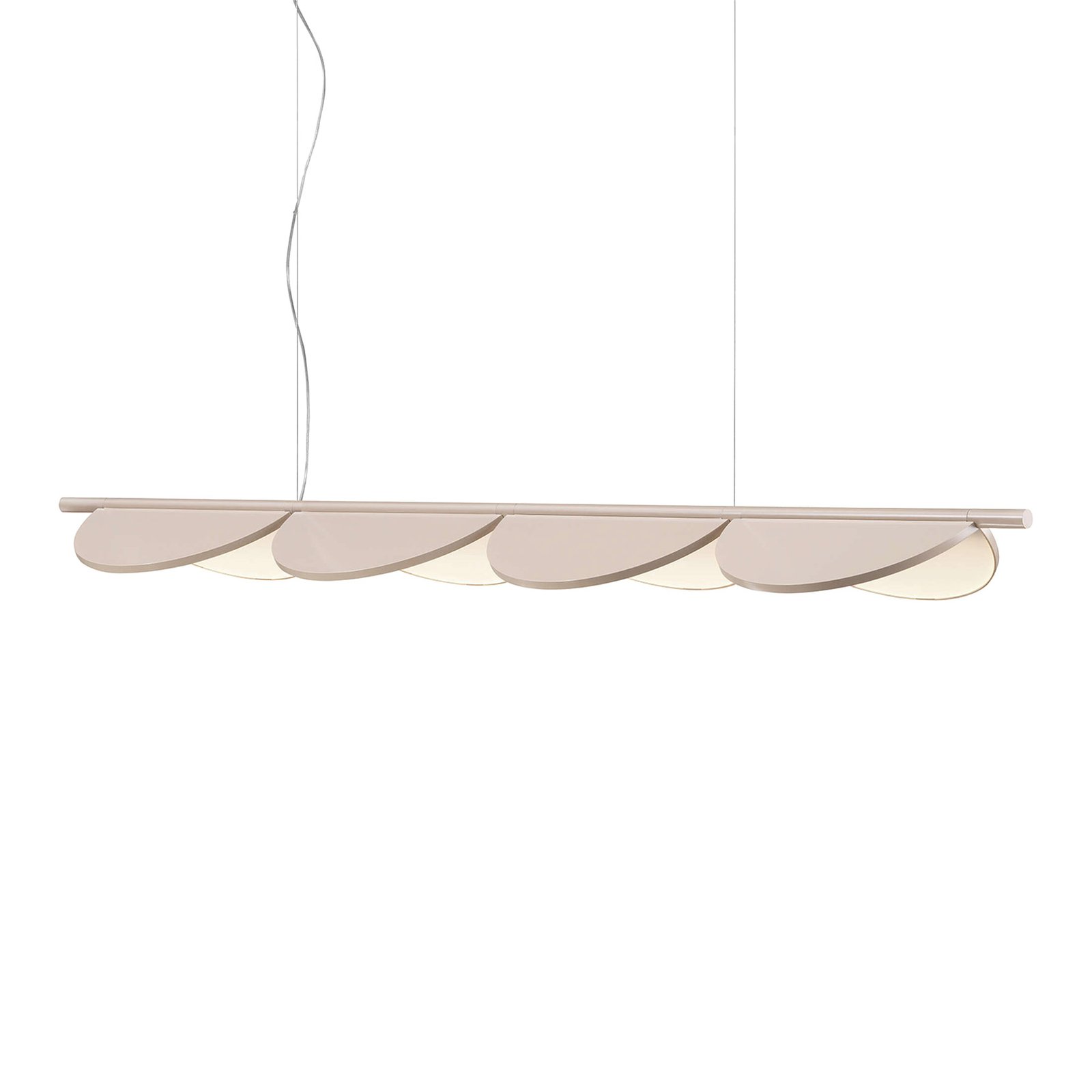 FLOS Almendra Linear LED hanging light, four-bulb