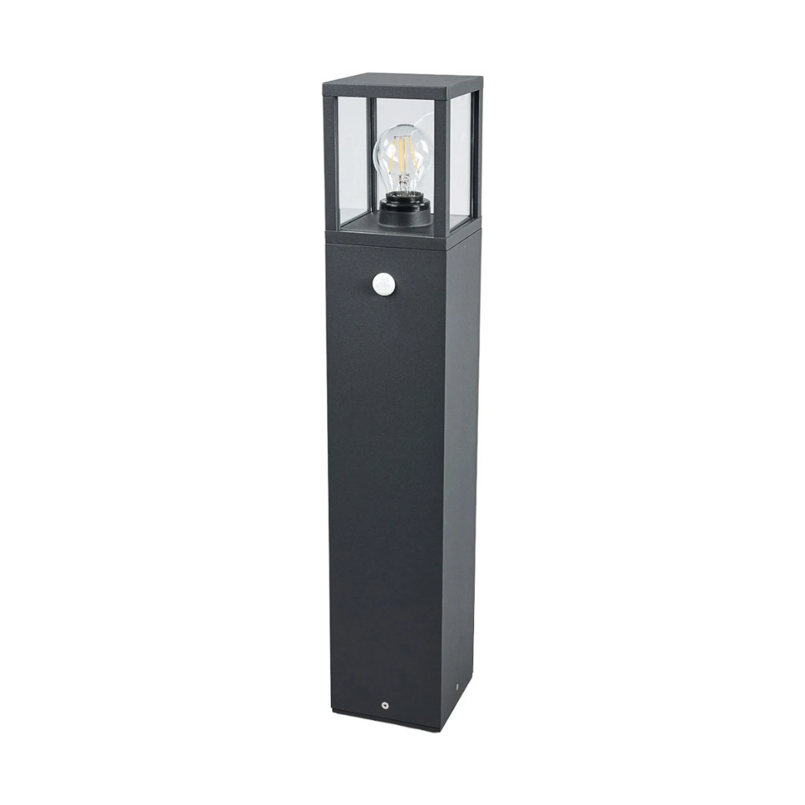 Φως διαδρομής Lucande Klemens, 65 cm, αισθητήρας, ανθρακί, E27