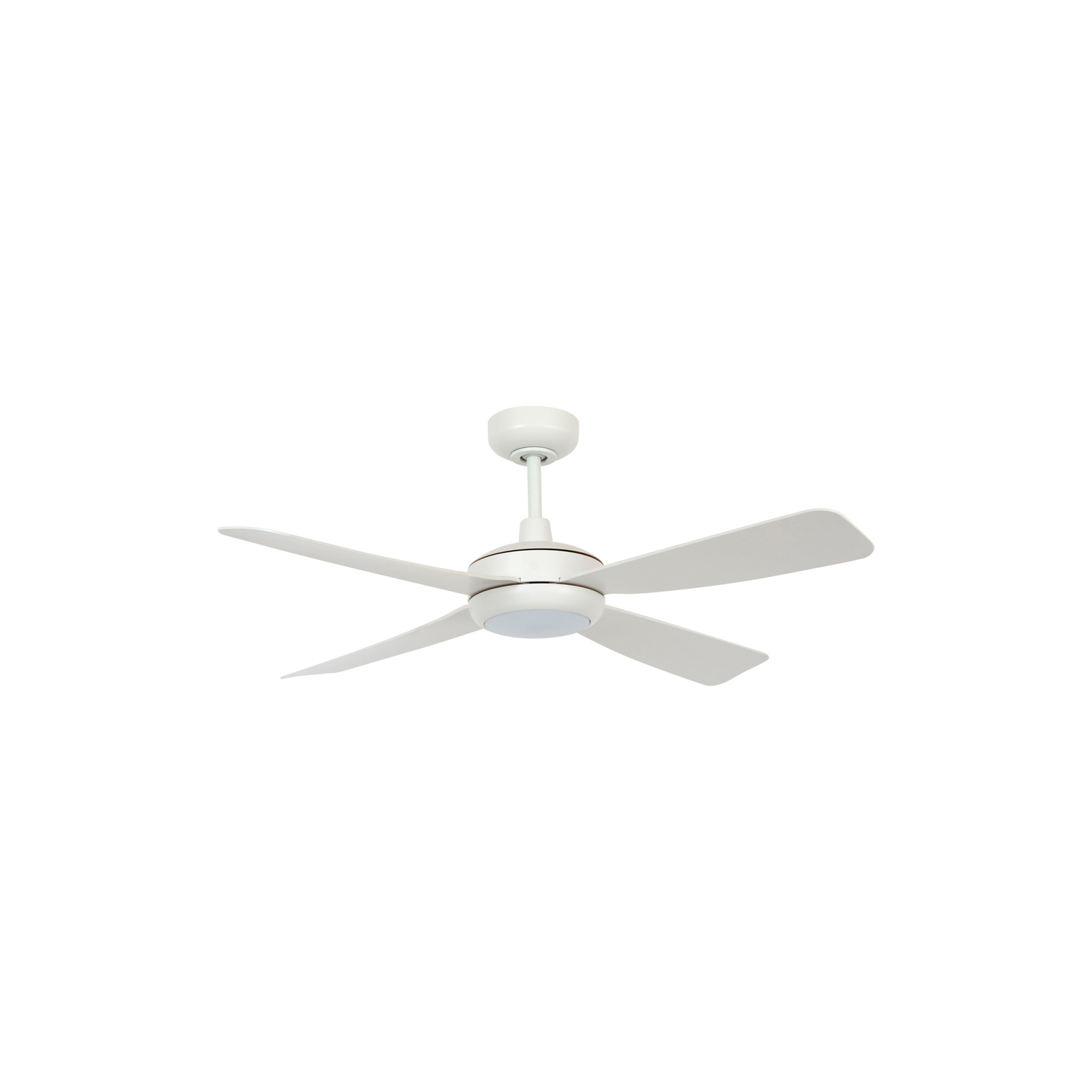 Slipstream LED ceiling fan, Ø 107 cm, white