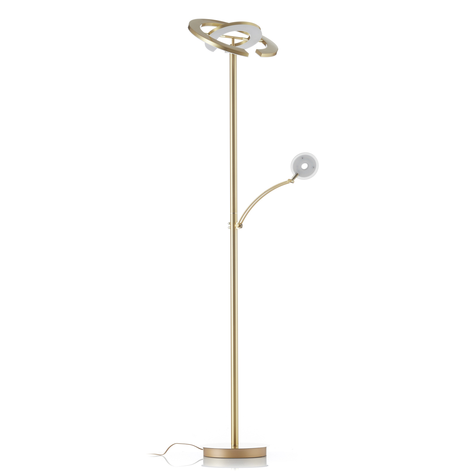 Paul Neuhaus Martin LED stojací lampa, CCT, mosaz