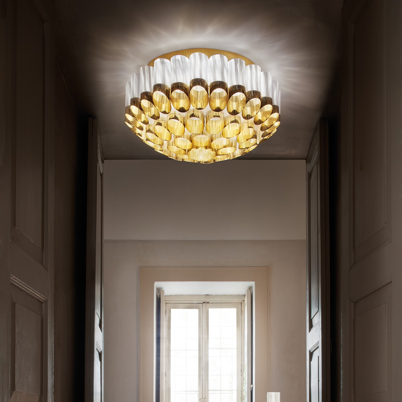 Odeon Ceiling Deckenleuchte, gold, Ø 65 cm - Slamp