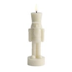Candela LED NUTCRACKER, grigio chiaro, altezza 21 cm - Uyuni Lighting