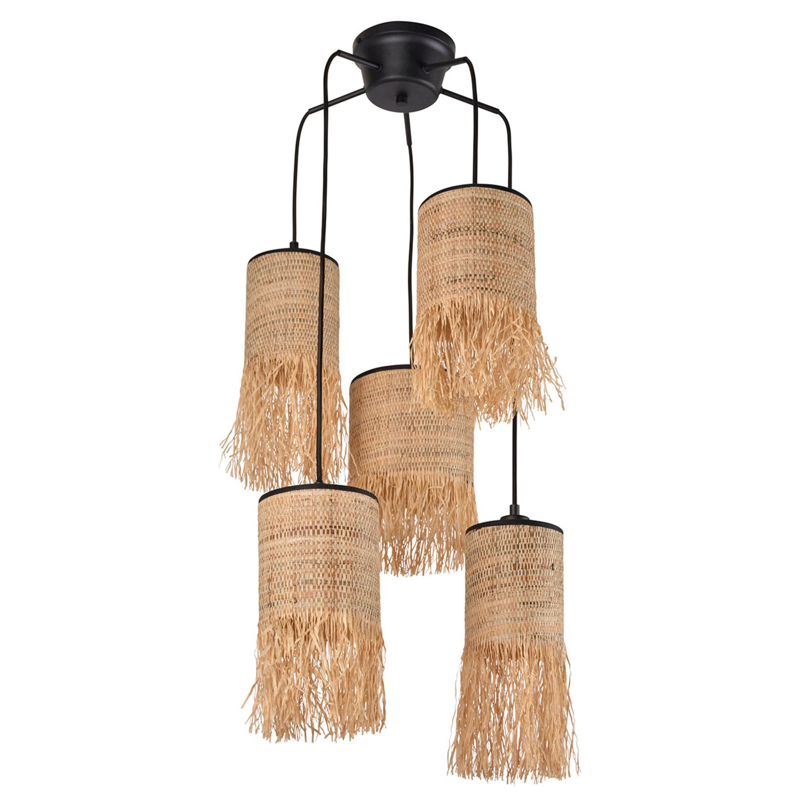 Formentera Hängelampe 5-flammig Rondell - MARKET SET Formentera Hängelampe 5-flammig Rondell - MARKET SET