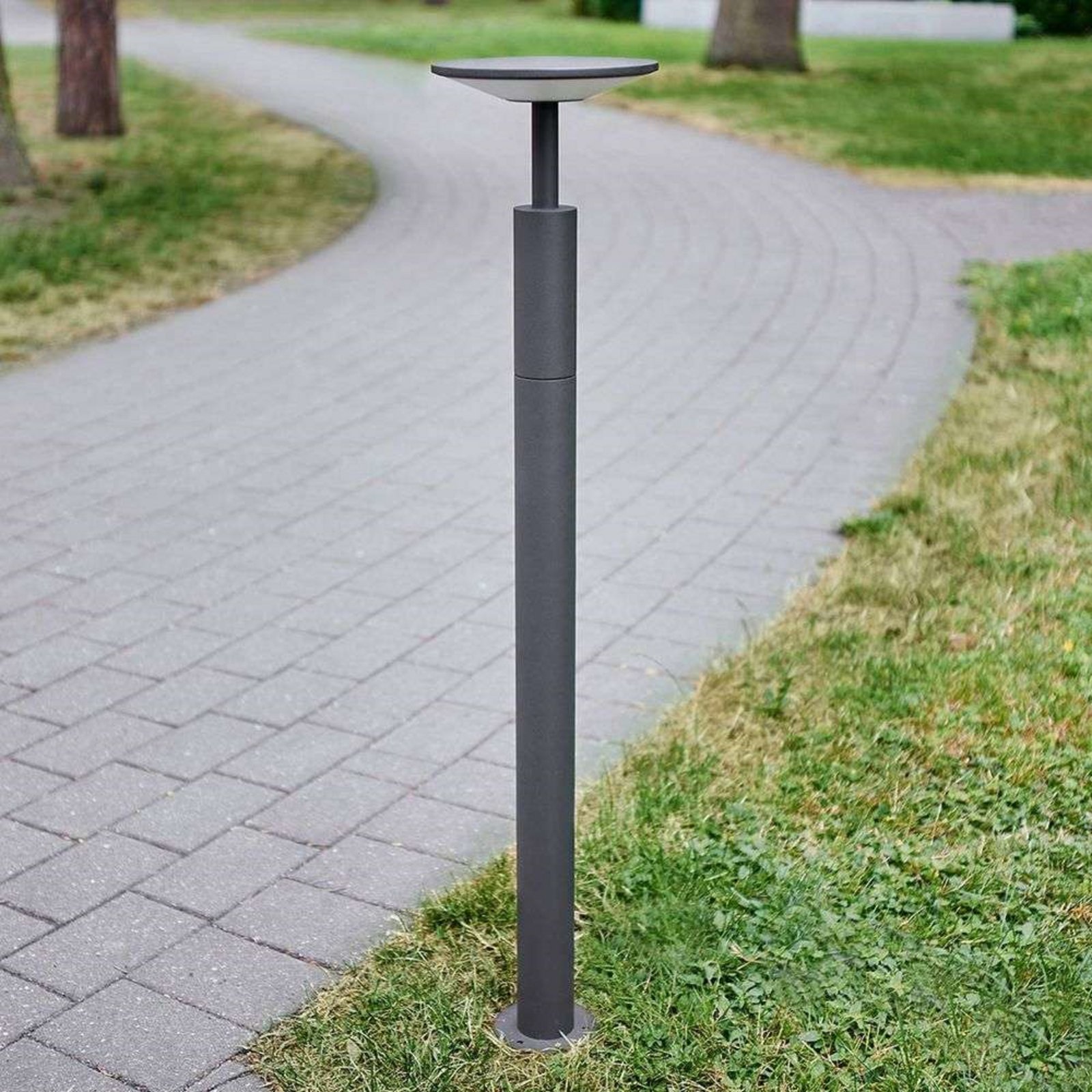 Fenia Utomhus Trädgårdslampa H100 Anthracite/Opal - Lucande