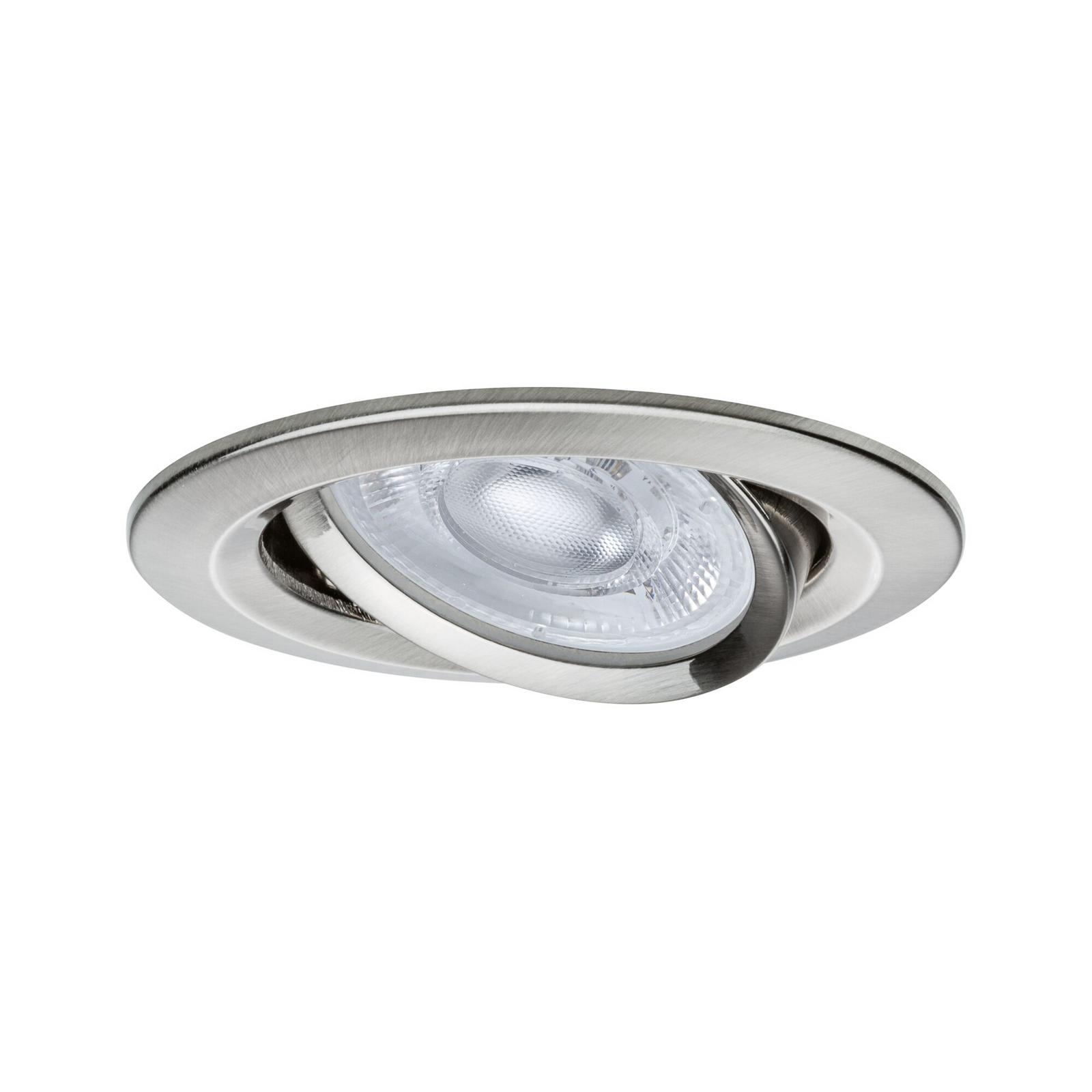 Lámpara empotrable Paulmann NOVA, hierro, Ø 9 cm, orientable, atenuable 840