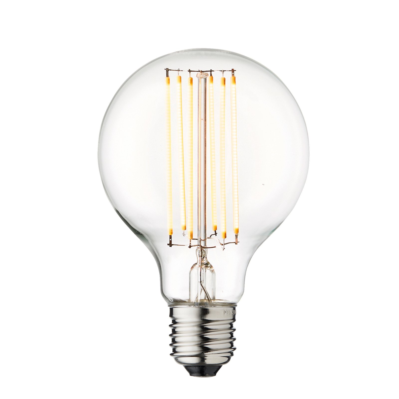 LED bulb Globe, E27, Ø 8 cm, 3.5 W, 2,200 K, dimmable