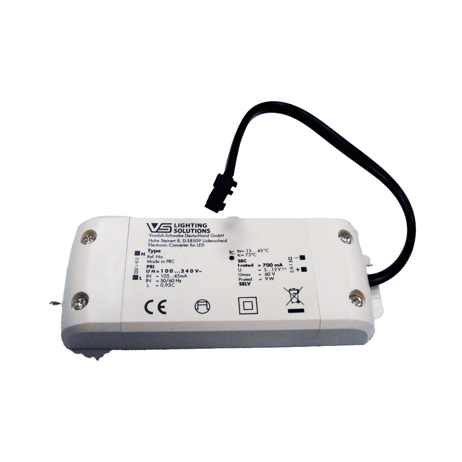 LEDS-C4 driver 700mA 5-13V 3.5-9.1W not dimmable