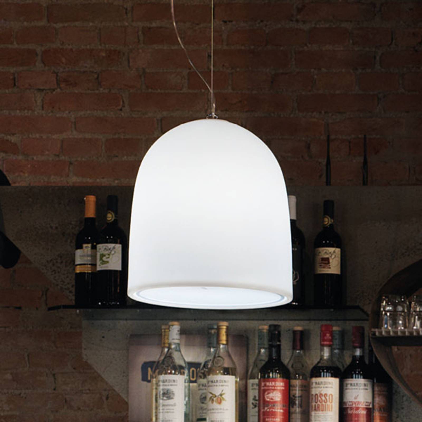 Modo Luce Campanone lampa wisząca Ø 33 cm biała