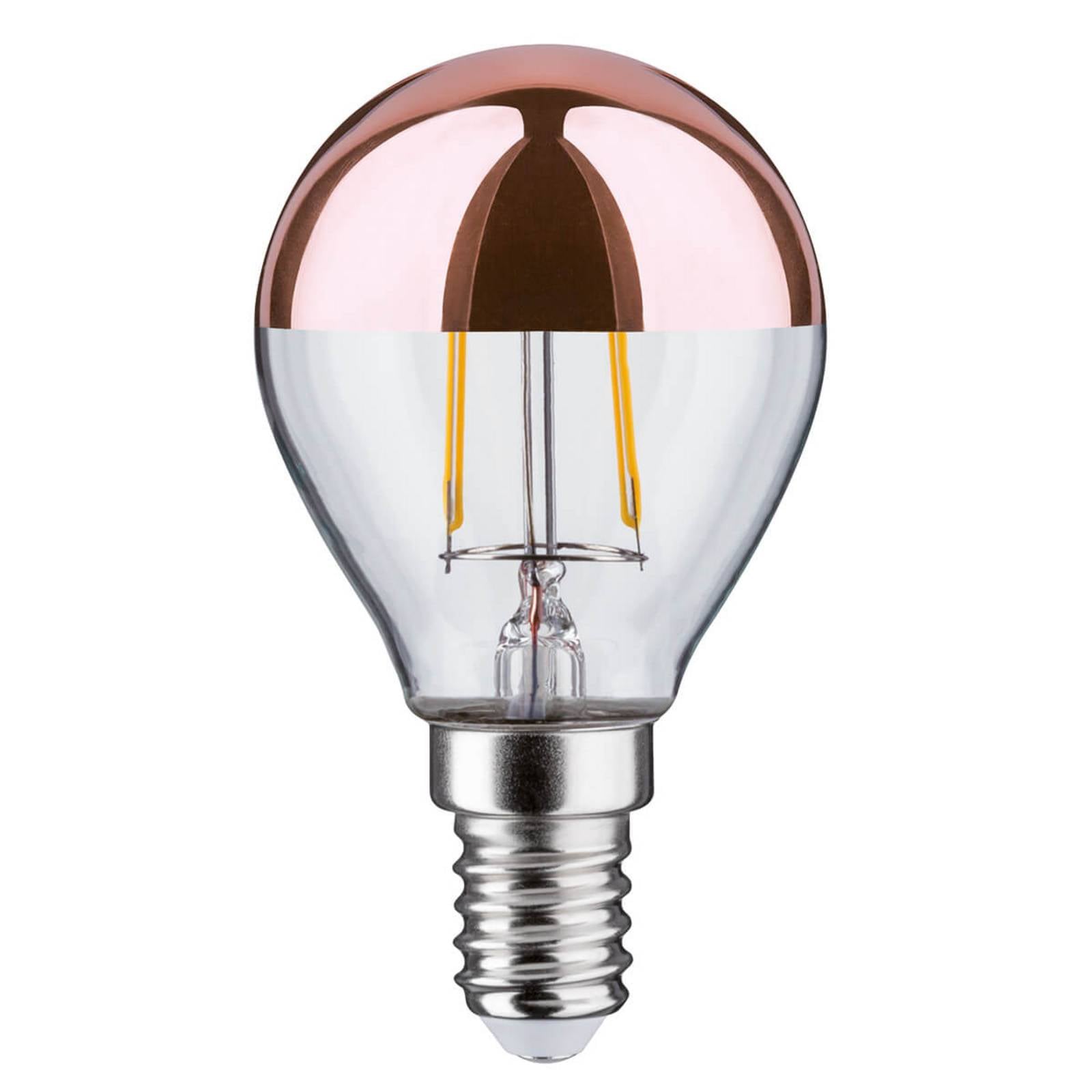 Paulmann LED-Kopfspiegellampe E14 2,6W 827 kupfer