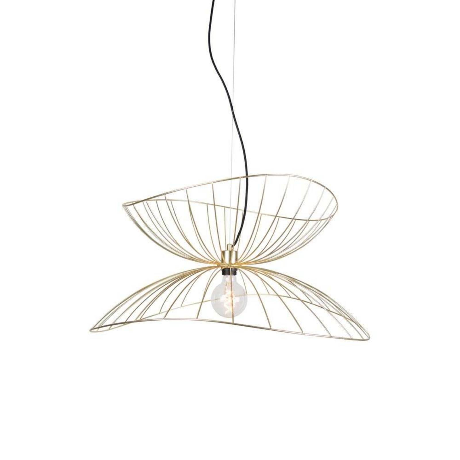 Globen Lighting Pendelleuchte RAY, messing, Ø 70 cm