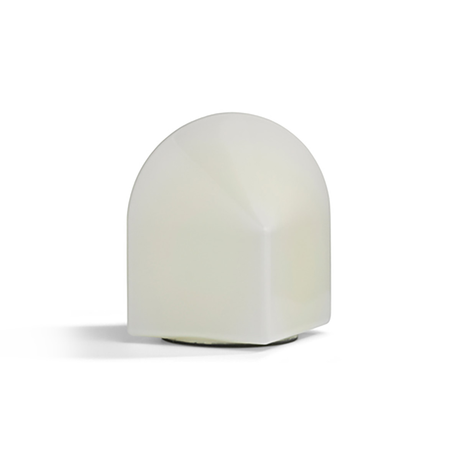 HAY Parade lampa stołowa LED shell biała wysokość 16 cm