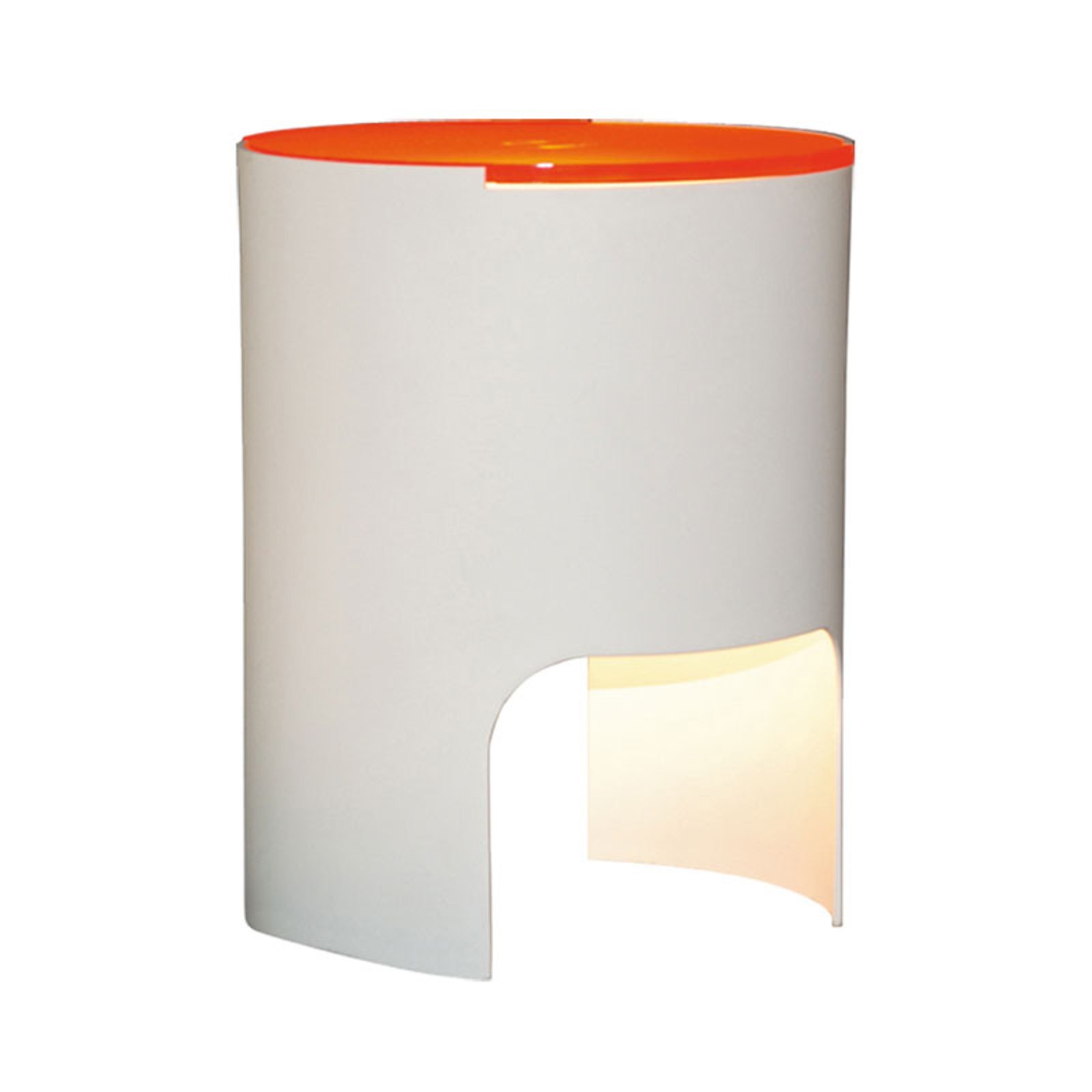 Martinelli Luce Civetta table lamp orange diffuser