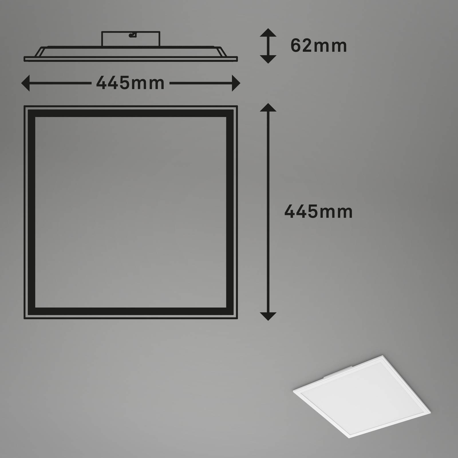 Panel LED Colour 45 cm x 45 cm z pilotem