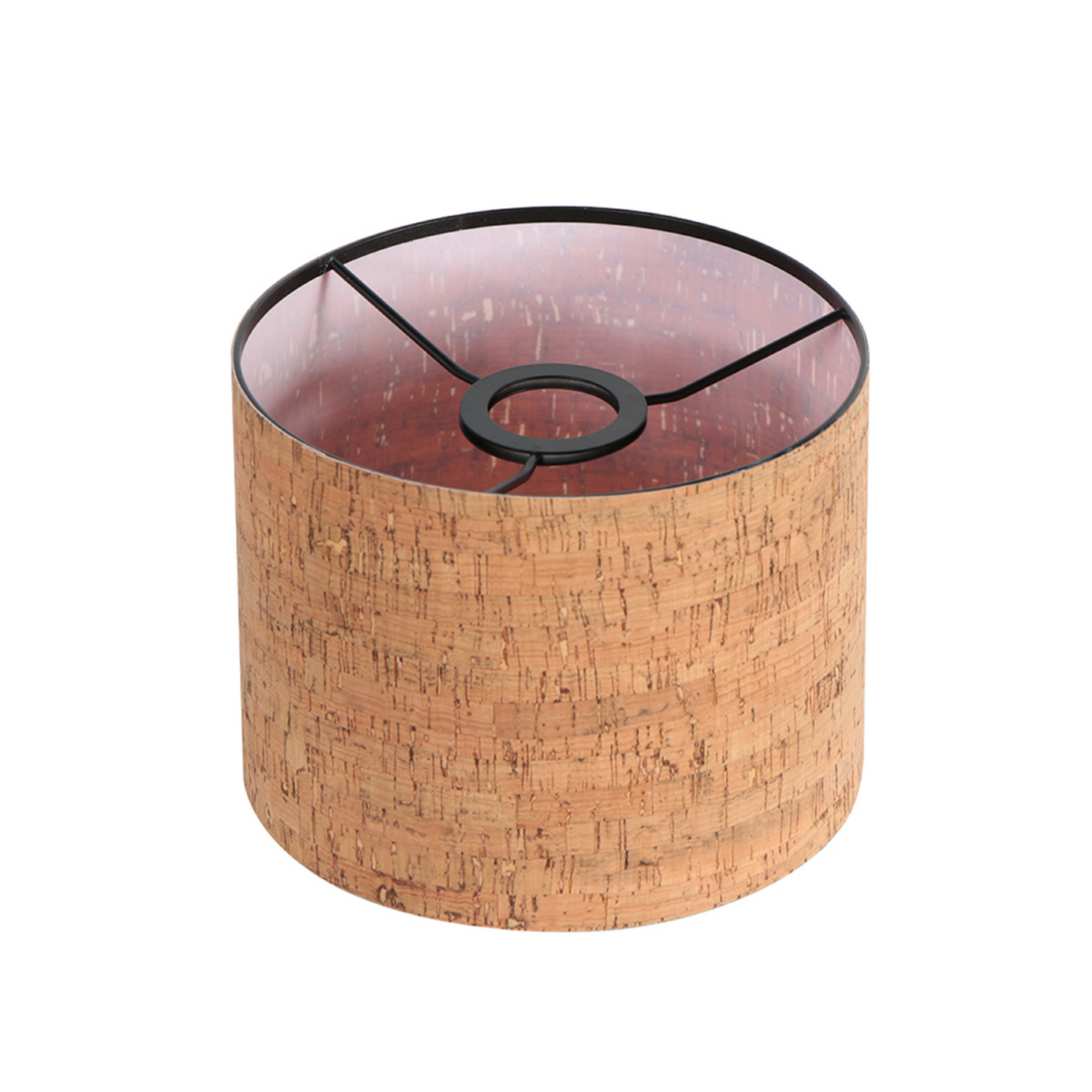 Vloerlamp Sparkled Light, zwart/bruin, 180 cm, kurk, 3-lamps.