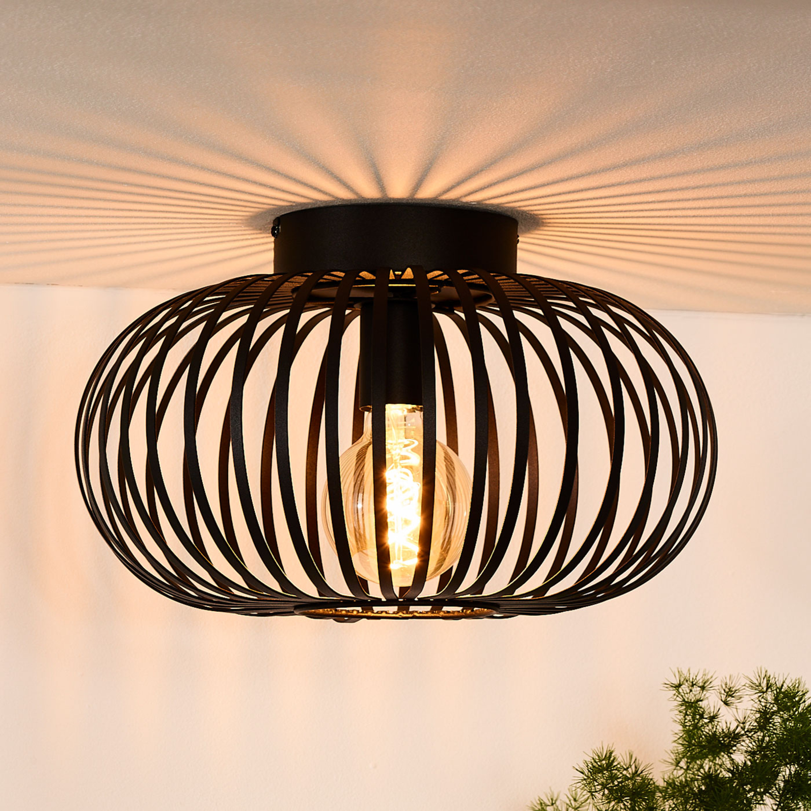 Käfig-Deckenleuchte Manuela, Ø 40 cm
