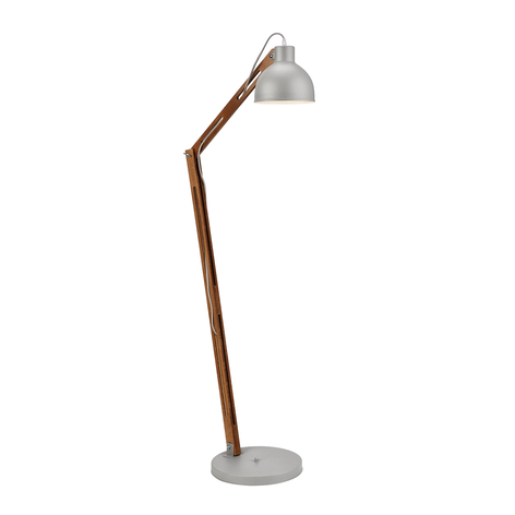 Stehlampe Skansen, verstellbar, grau