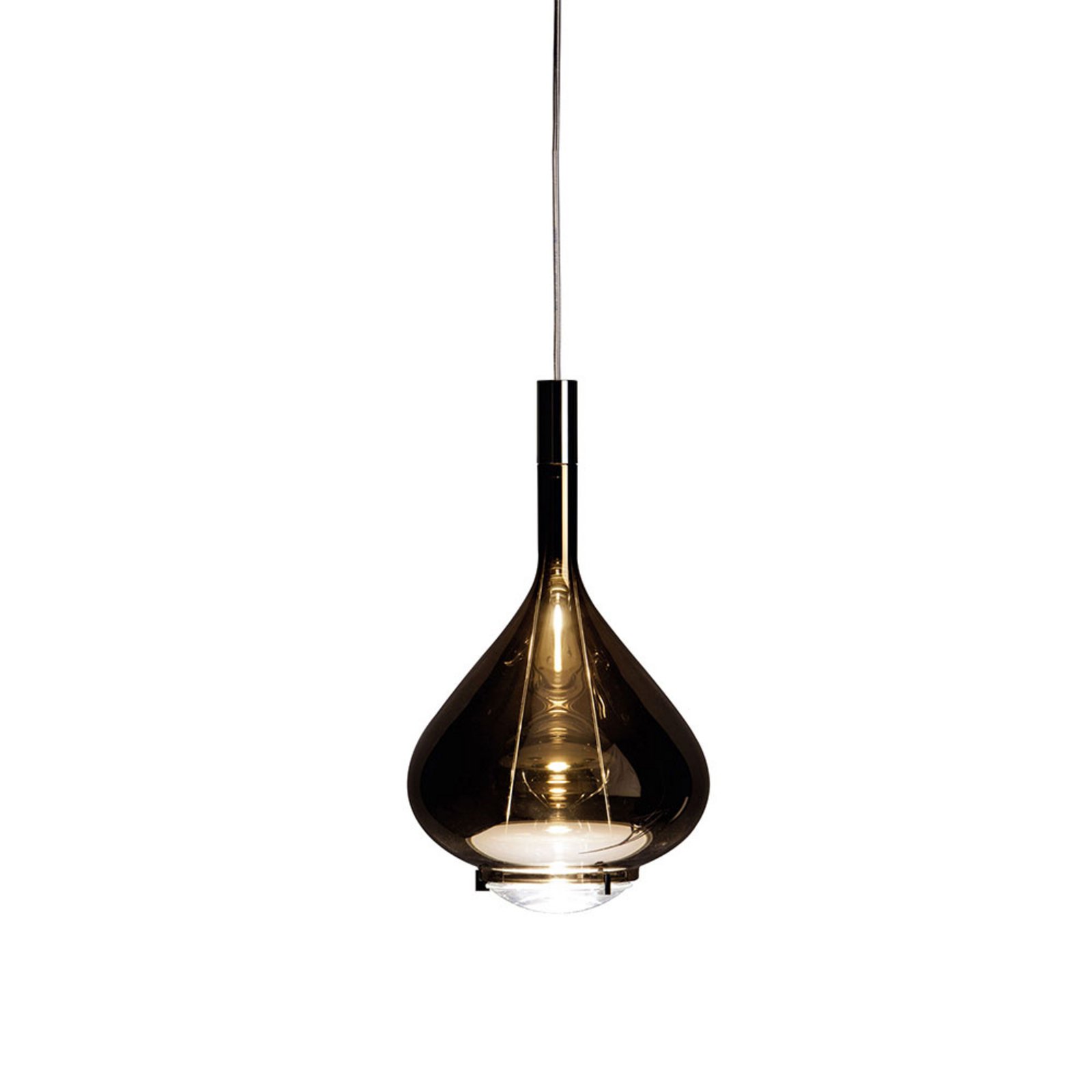 Sky-Fall SO1 Lampada a Sospensione Medium Glossy Bronze Glass - Lodes