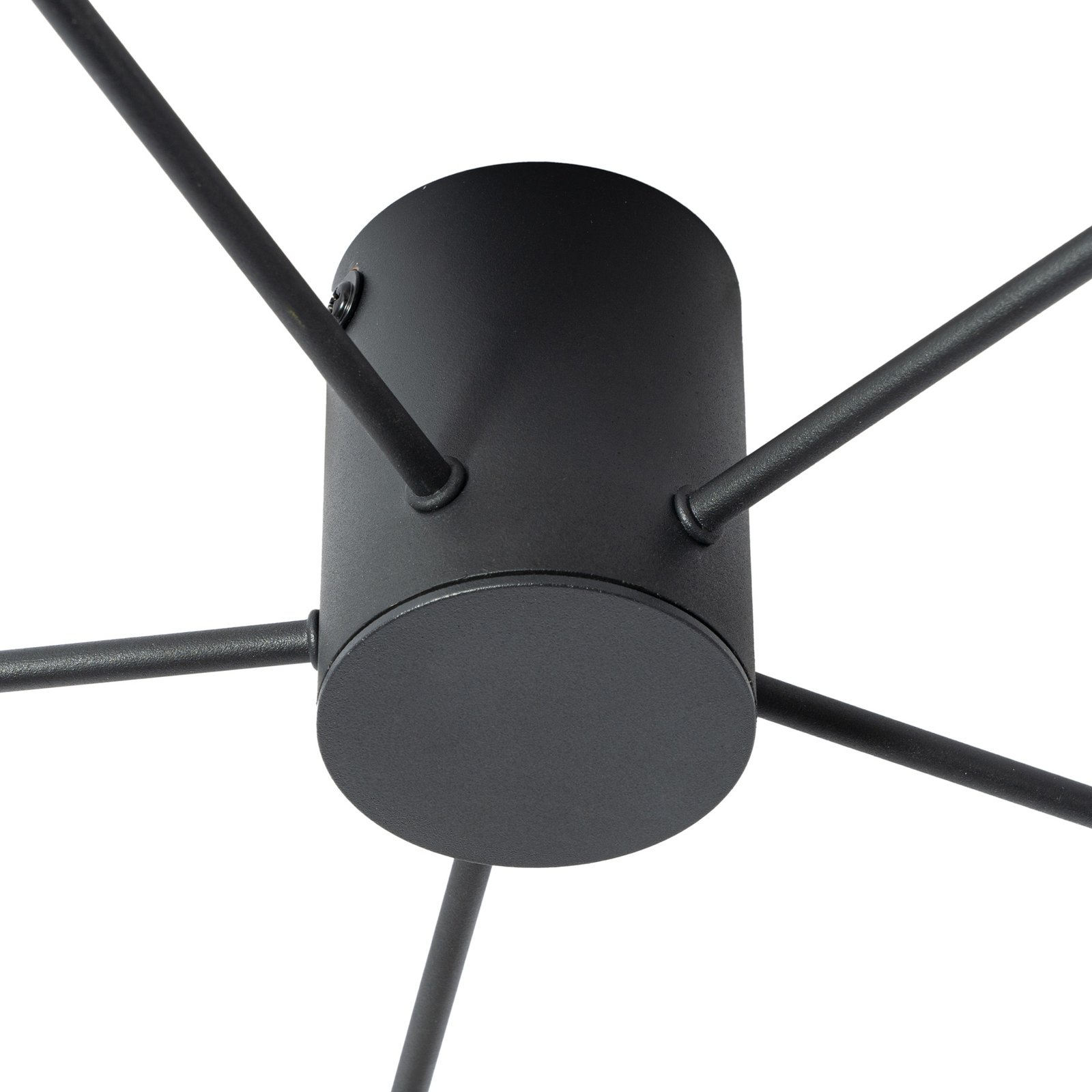 Valisa 5 Deckenleuchte Schwarz - Lindby