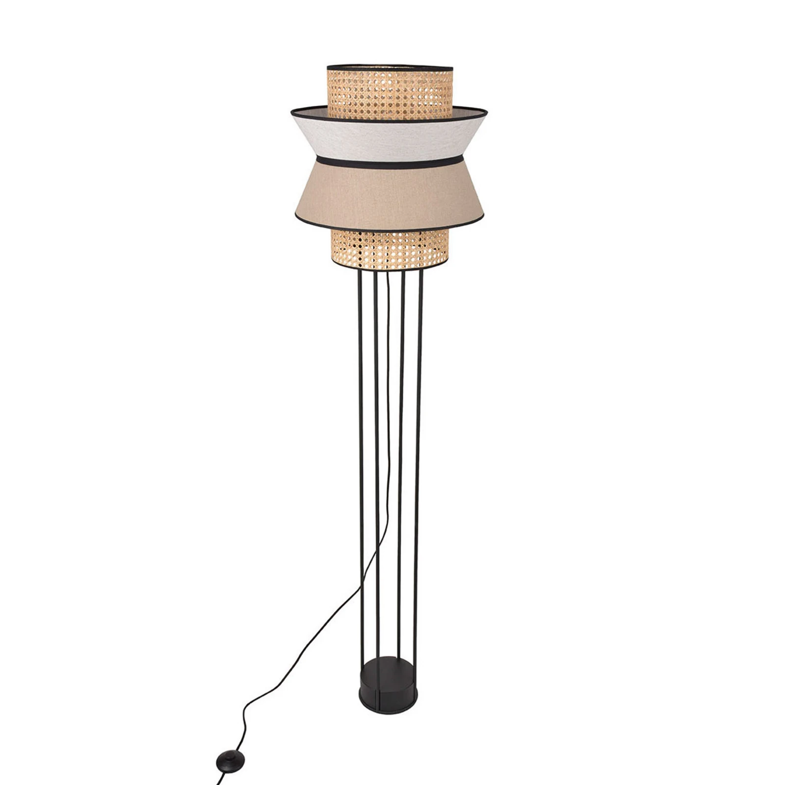 MARKET SET Singapour DBL gulvlampe, nude