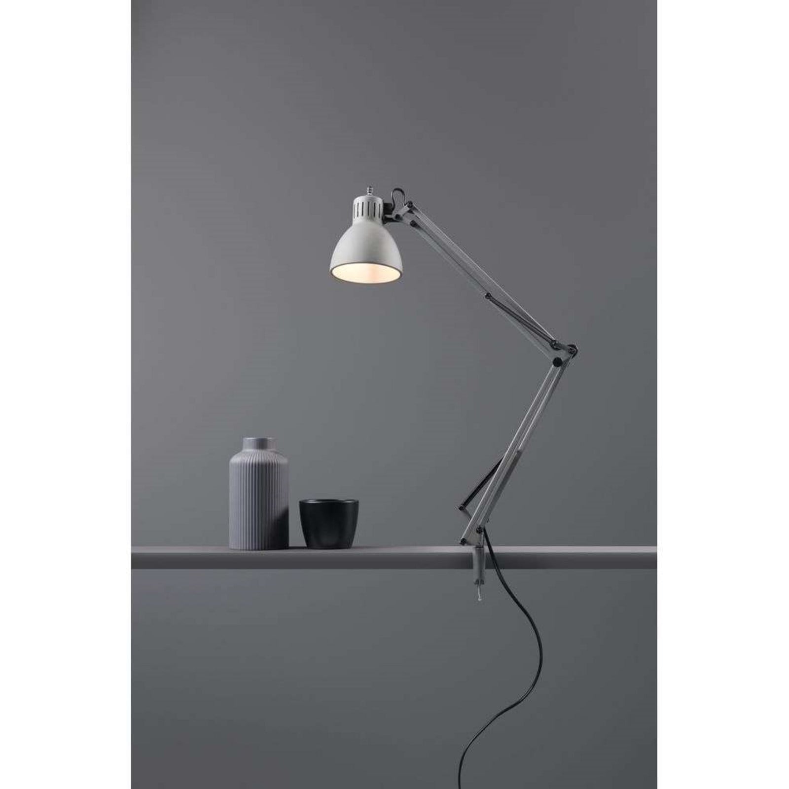 Archi T1 Junior Bordlampe Silk Grey NORDIC LIVING - Kontor / arbejdsværelse - Aluminium billede