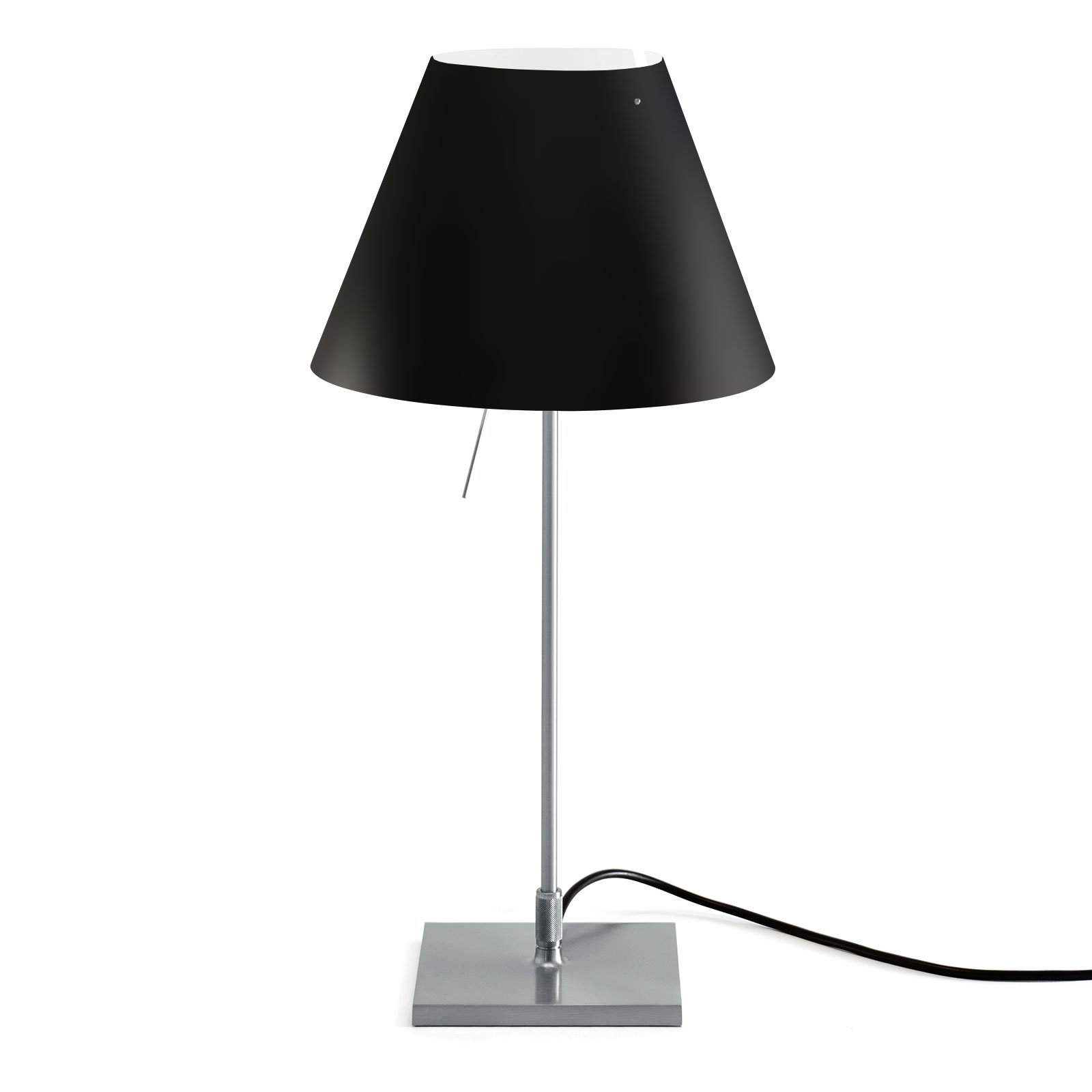 Luceplan Costanzina table lamp alu, black