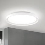 LED-taklampe GAMMA, Ø 40 cm, hvit, fjernkontroll, CCT dim