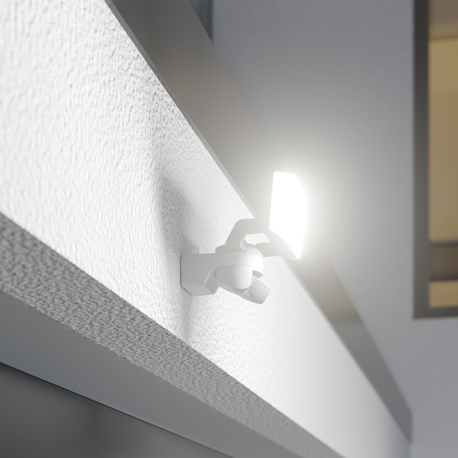 STEINEL LED vonkajšie nástenné svietidlo XLED Protect S, senzor, biele