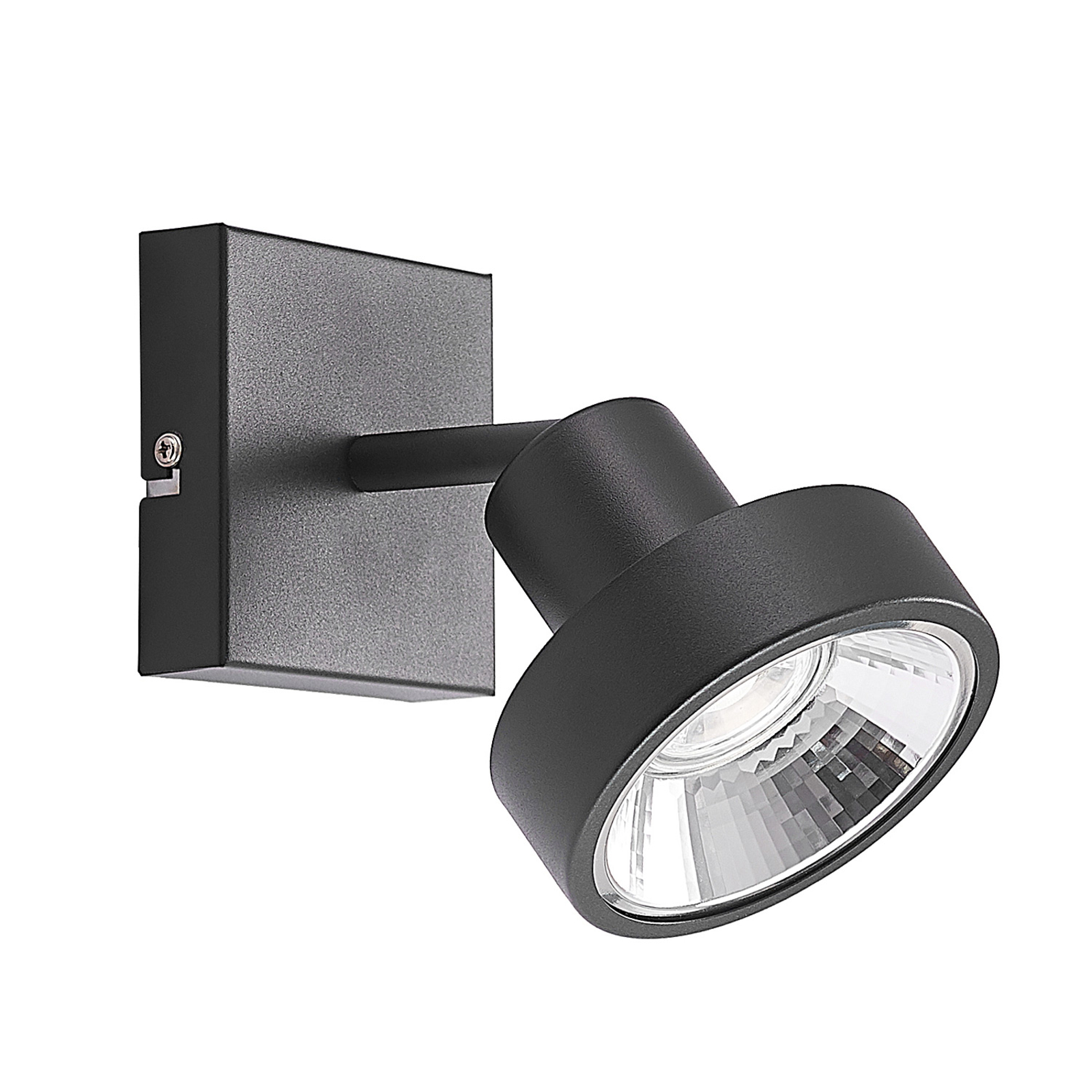Lindby Ignacio lampa sufitowa 1-punktowa czarna
