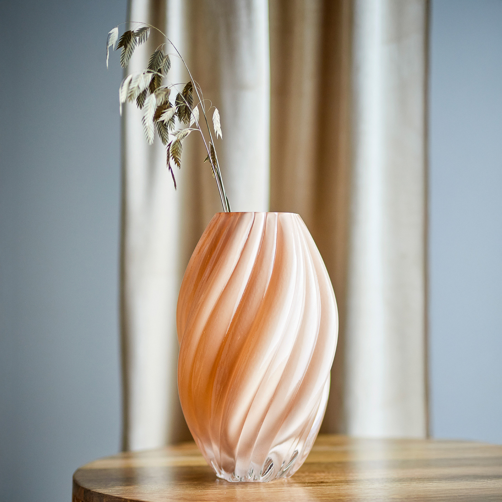 Vase Kanji, couleur naturelle, hauteur 30 cm, verre - Bloomingville Vase Kanji, couleur naturelle, hauteur 30 cm, verre - Bloomingville