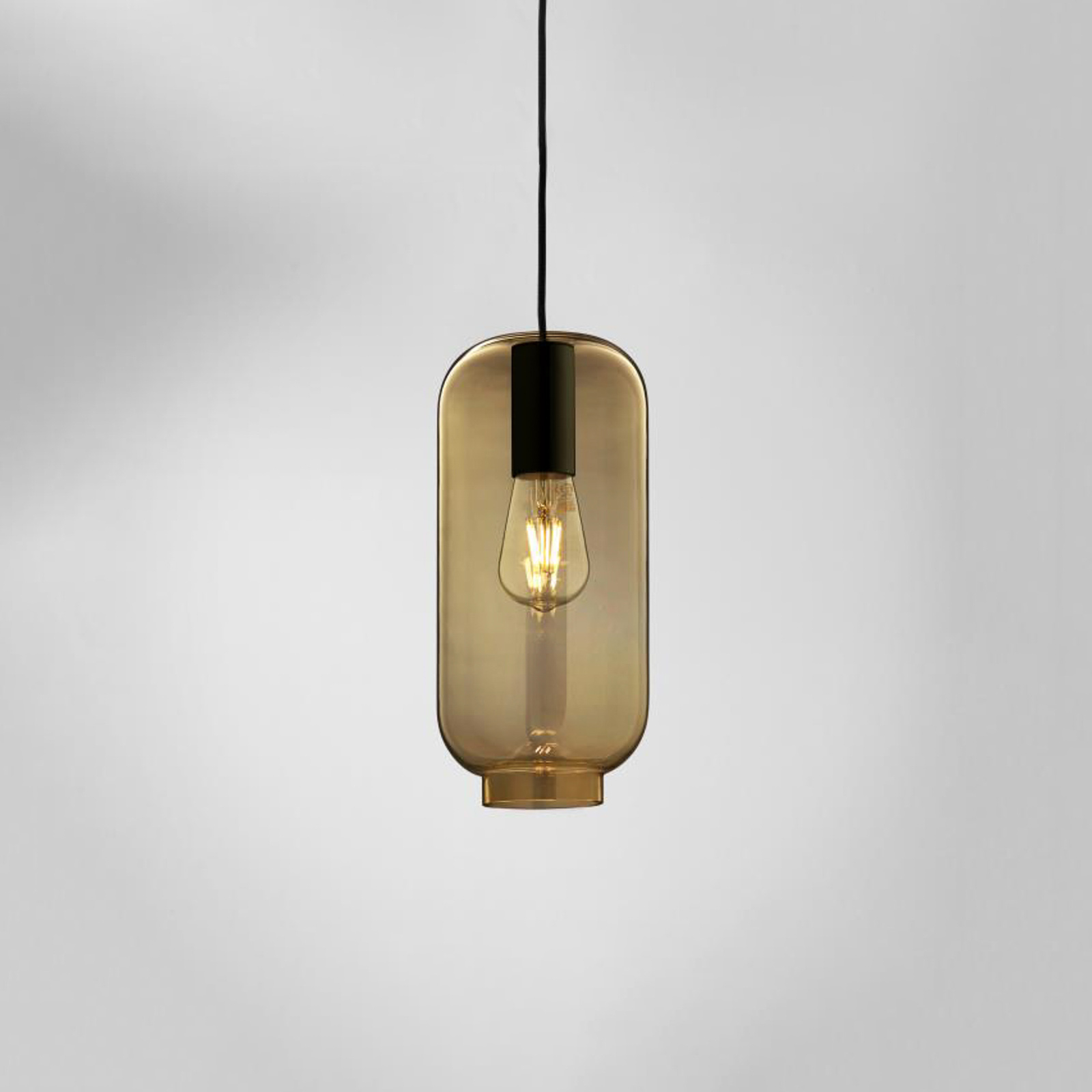 Loon Soft Hängelampe mit länglichem Glas