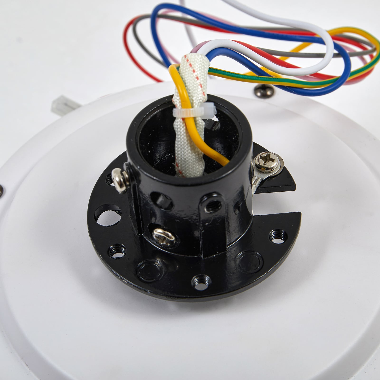 Ventilateur de plafond LED Aerallo, blanc, CCT, silencieux - Lindby