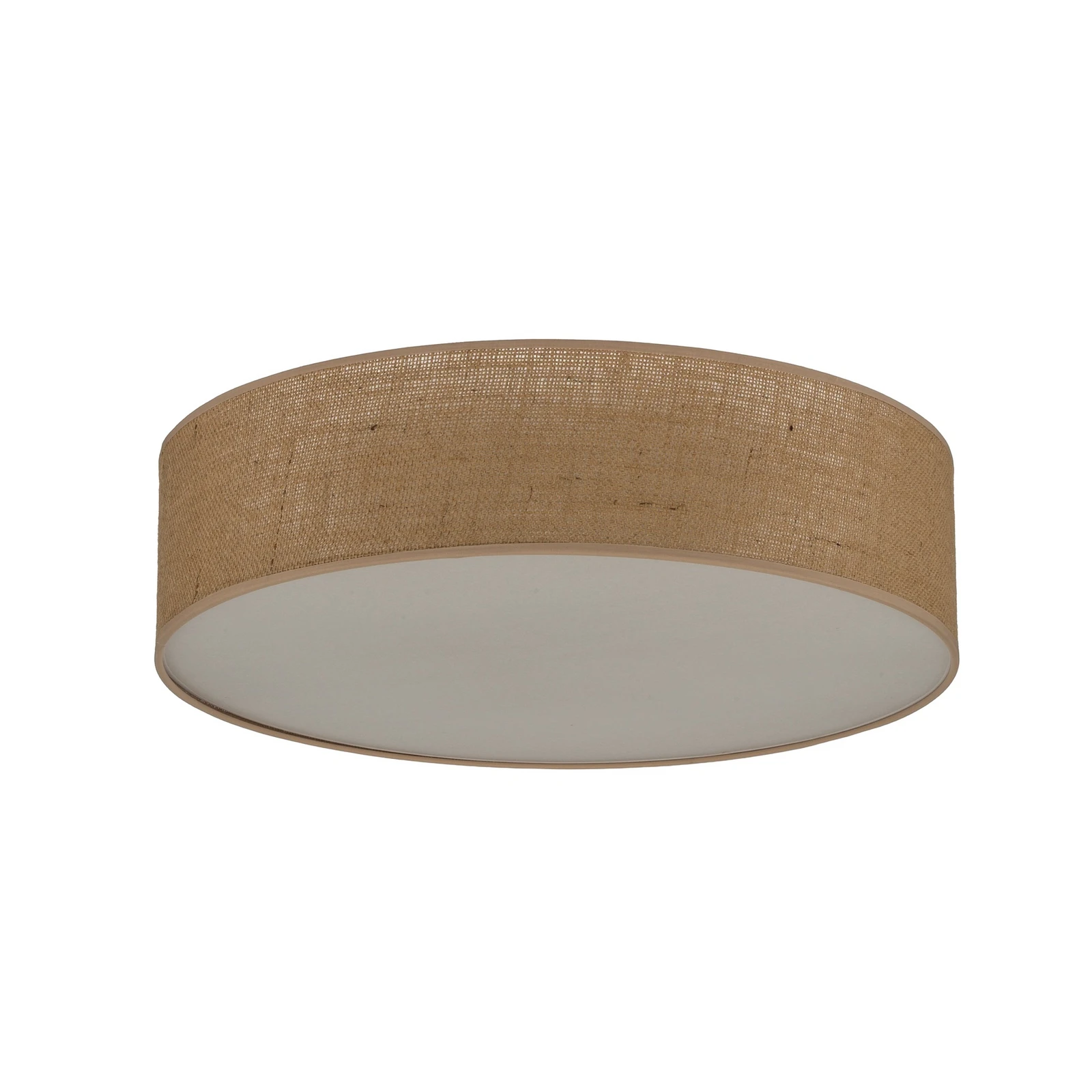 Marshall mennyezeti lámpa, barna, rattan, Ø 50 cm, E27