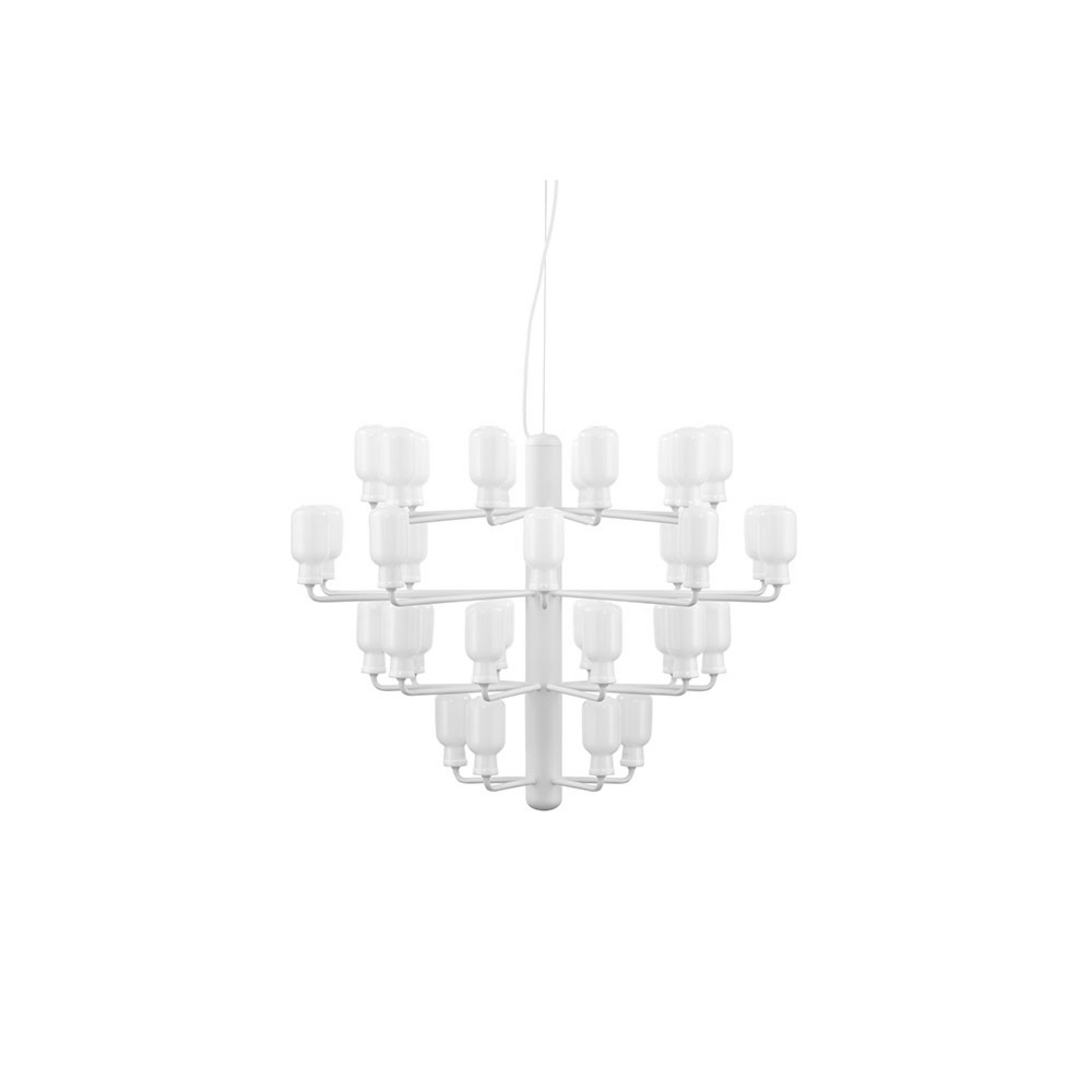 Amp Chandelier Large Blanc - Normann Copenhagen