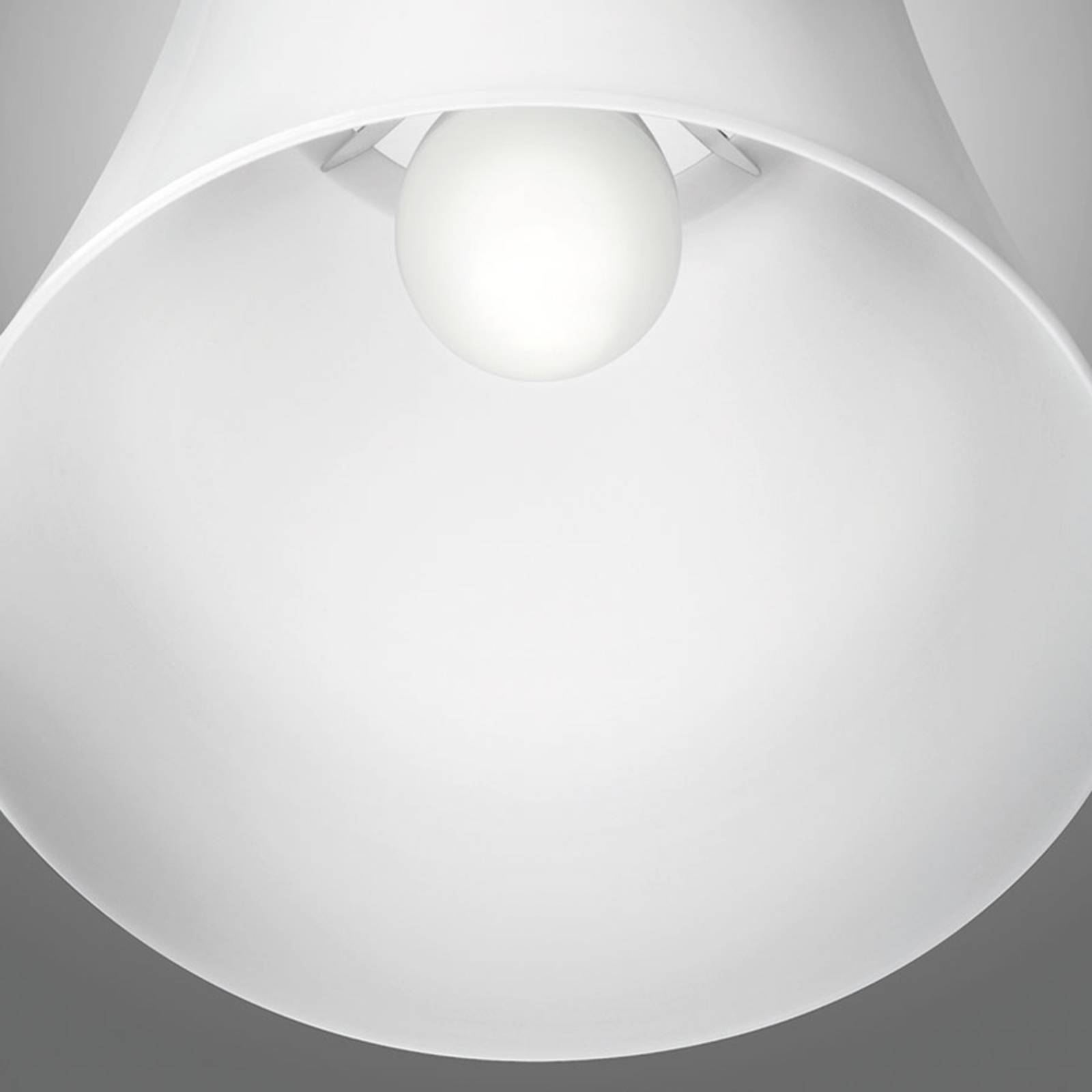 Foscarini Birdie piccola závesná lampa, biela