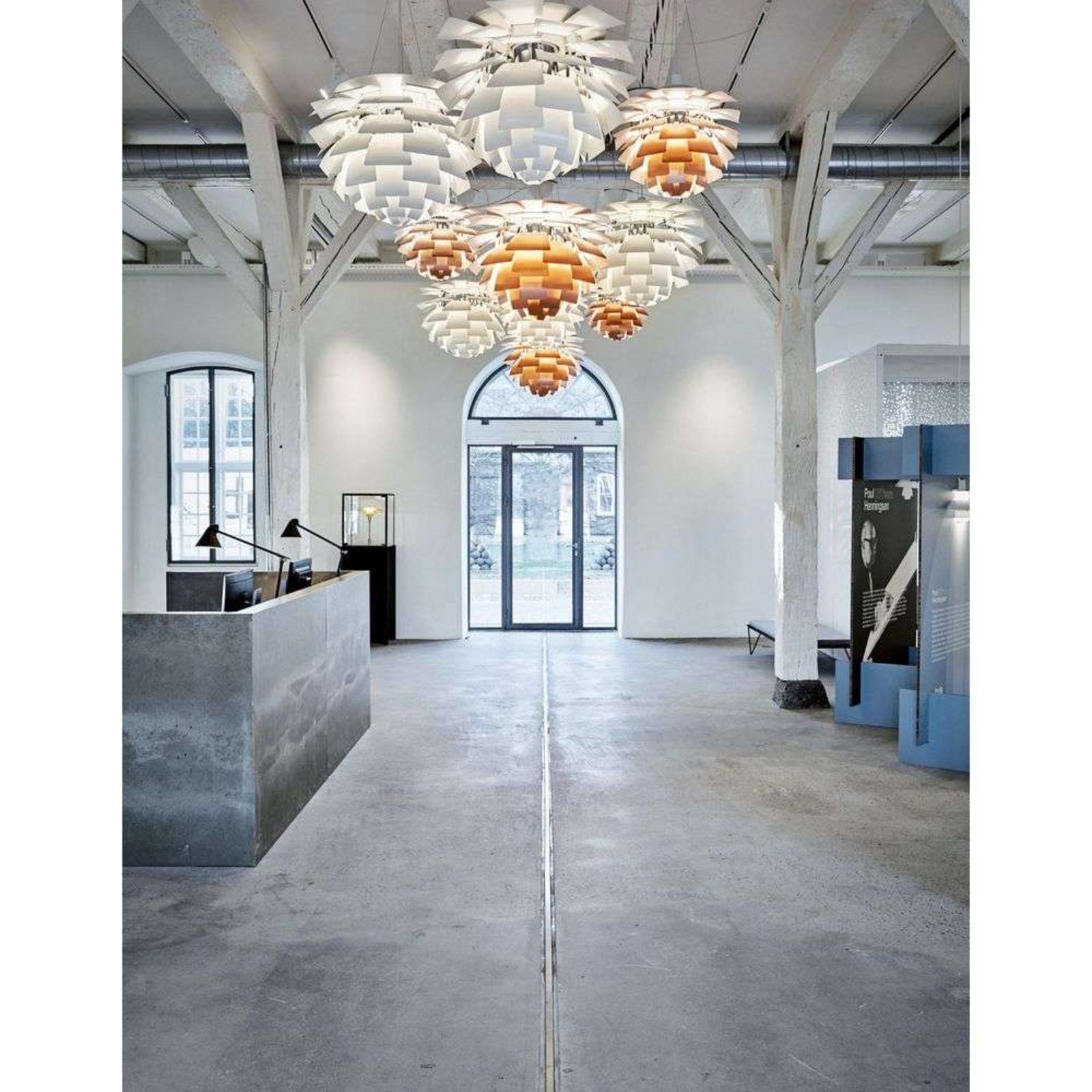 PH Artichoke Taklampa Ø480 Stainless Steel - Louis Poulsen