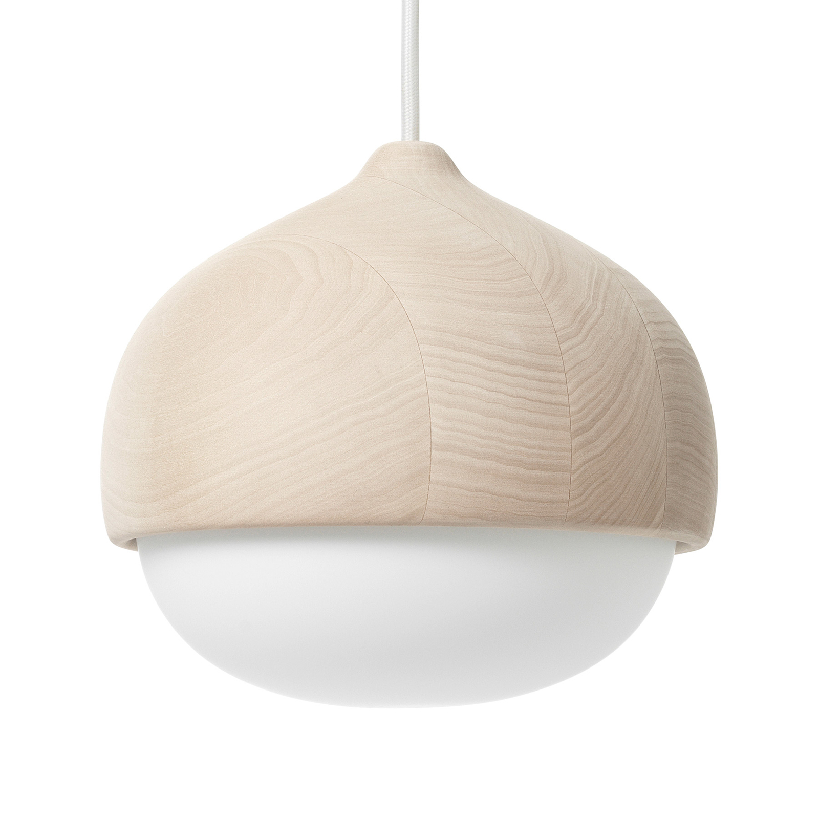 Terho S/M/L natural/opal pendant light