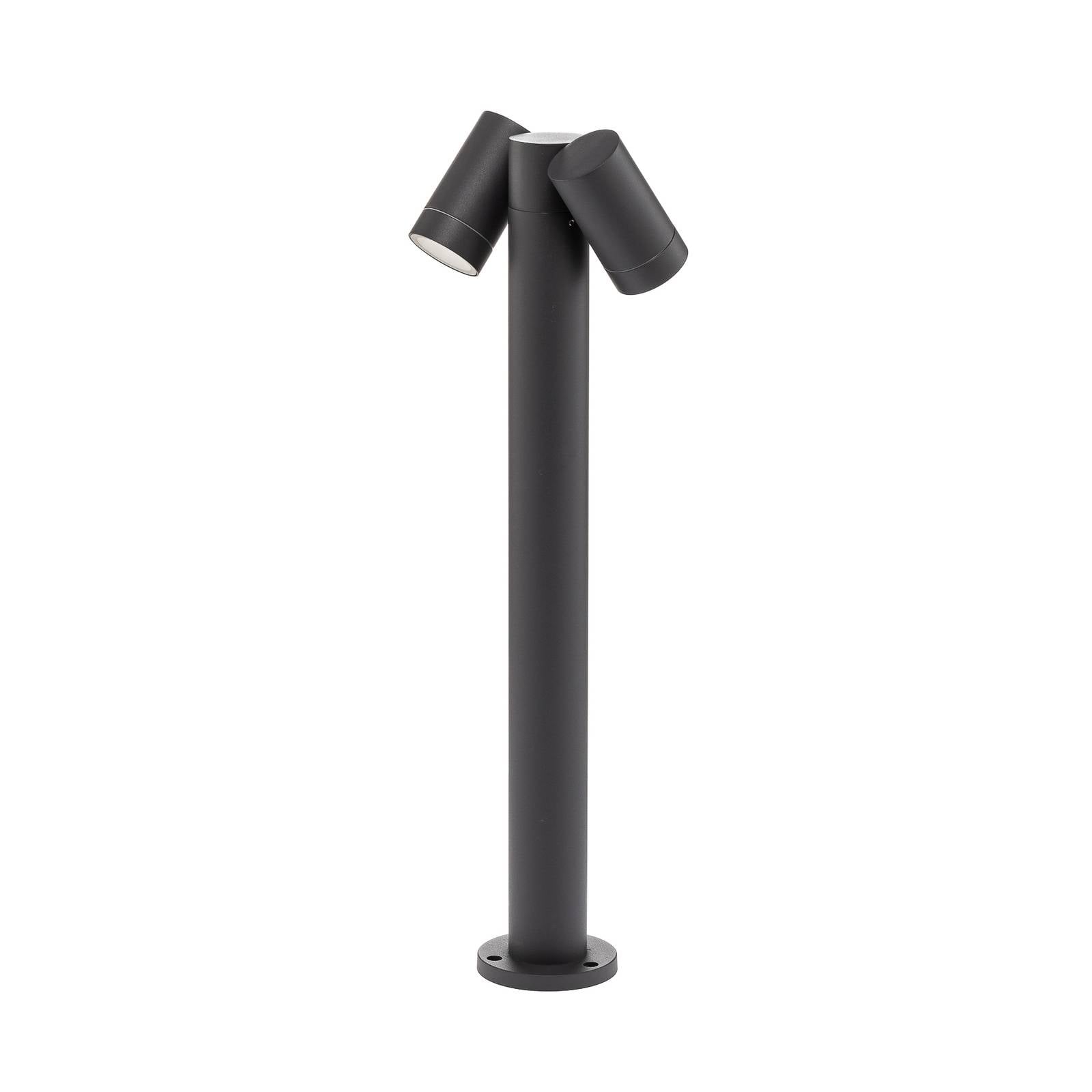 Prios Wegeleuchte Tulimar, 2-flg., 60cm, Metall, IP65