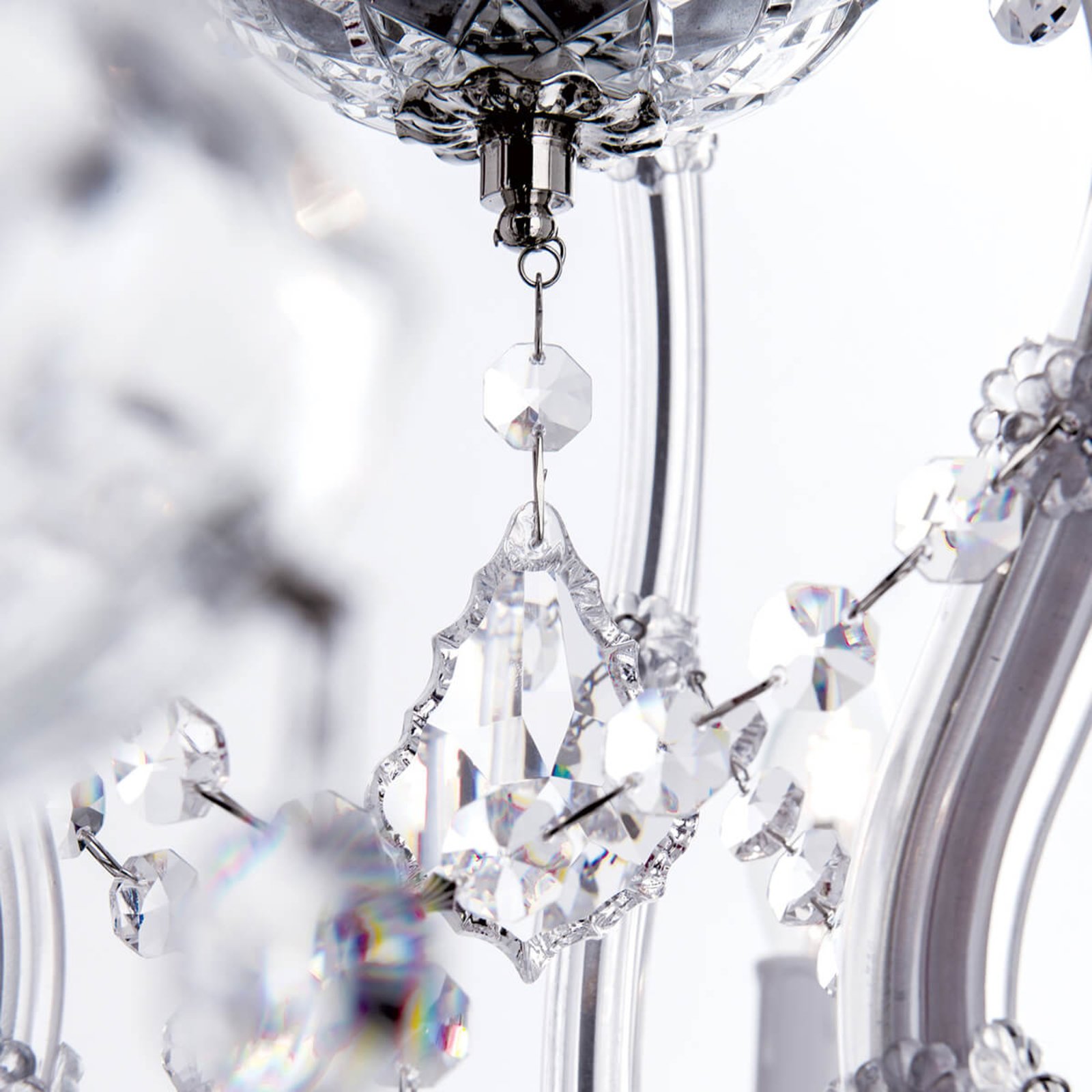 Maria Theresia - luksuriøs lysekrone i krystall