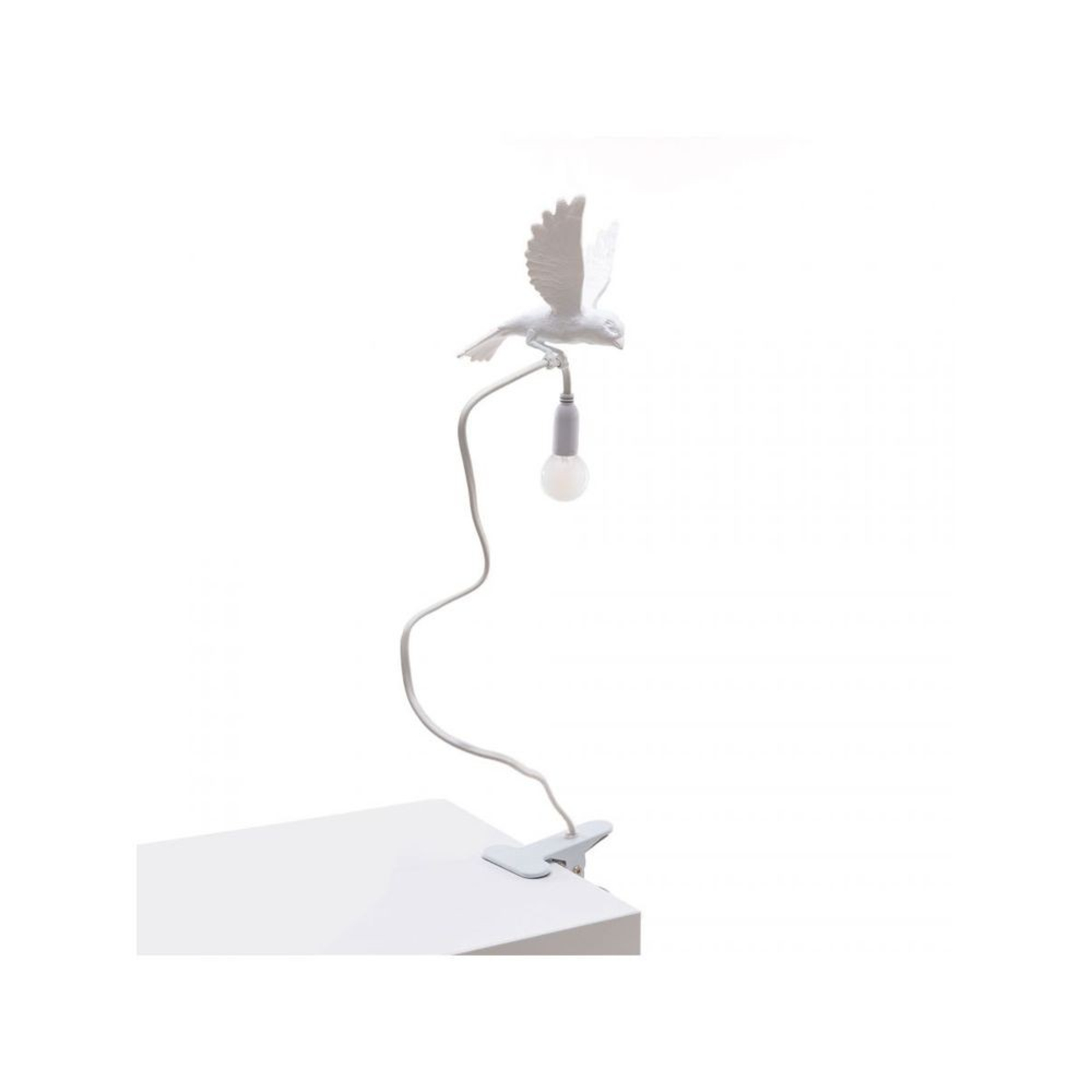 Sparrow Landing Lampă cu Clips White - Seletti