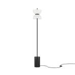 Maytoni LED podna lampa Kyoto, crna, visina 145 cm, mramor