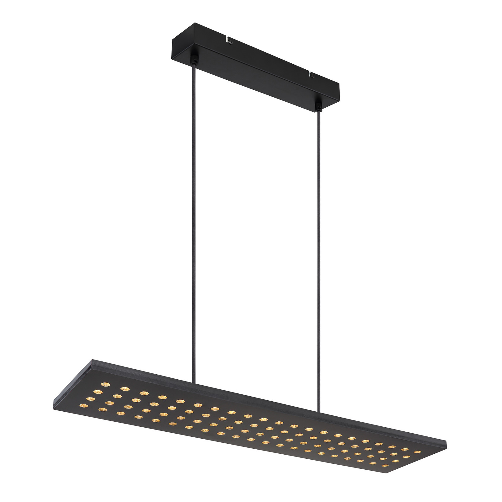 Globo Lampă pendul LED Dolores negru mat/negru - Camera de zi / sufragerie - modern - negru mat negru - Metal