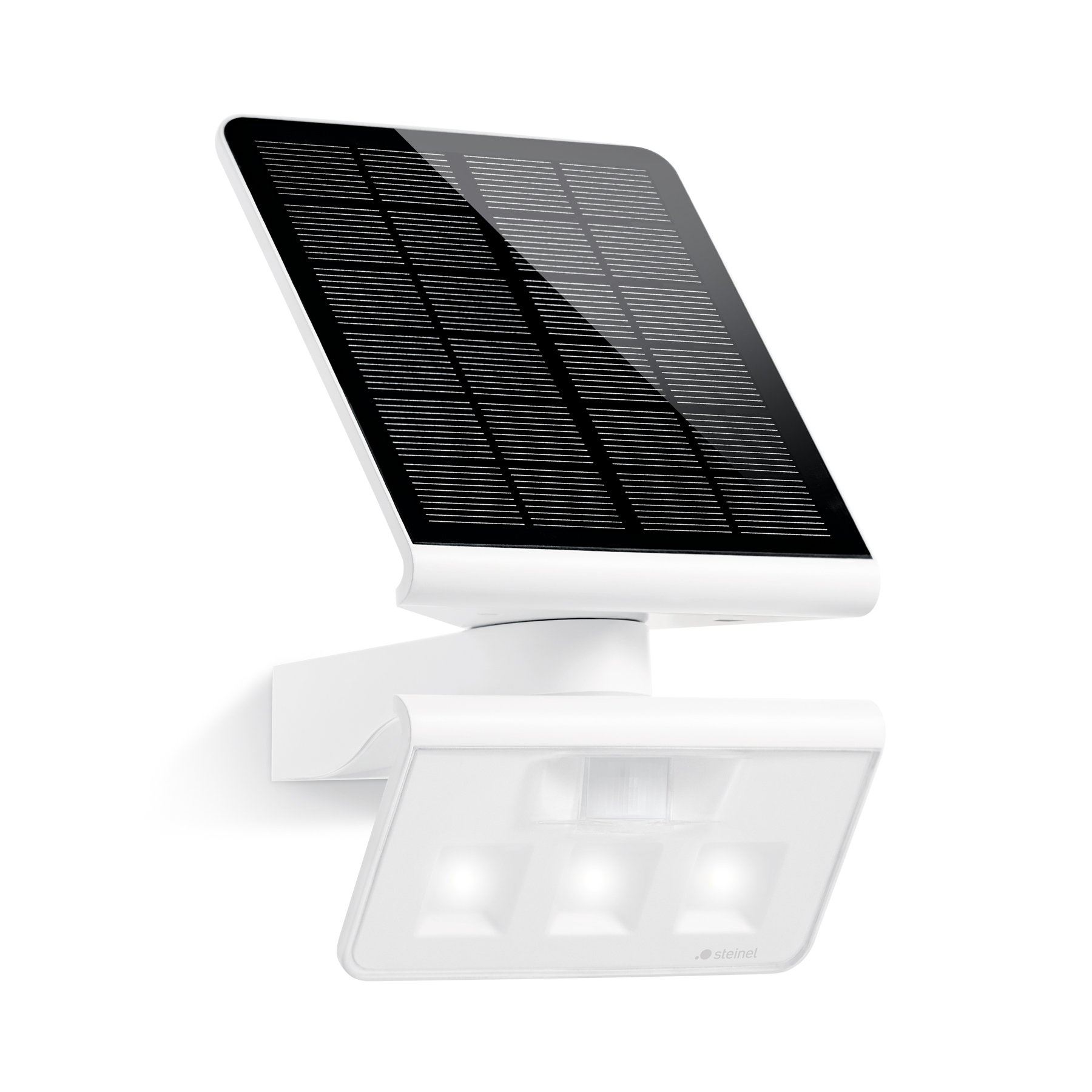 STEINEL XSolar L-S LED outdoor wall lamp white