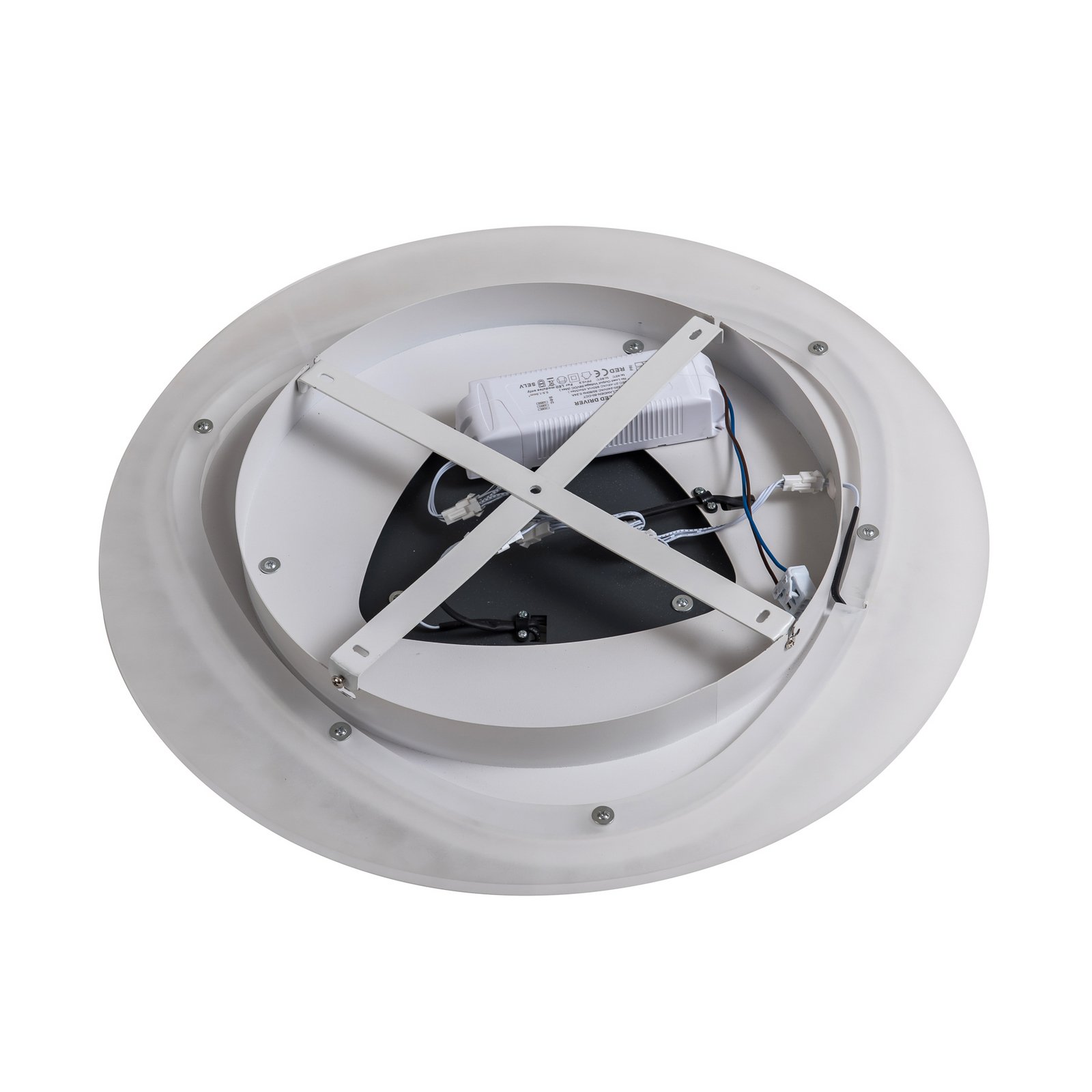 Lindby Plafoniera LED Rebeka, Ø 70 cm, CCT, telecomando