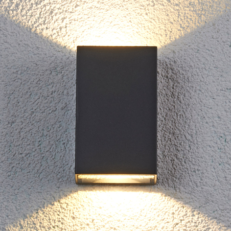 Aluminium led-buitenwandlamp Jale