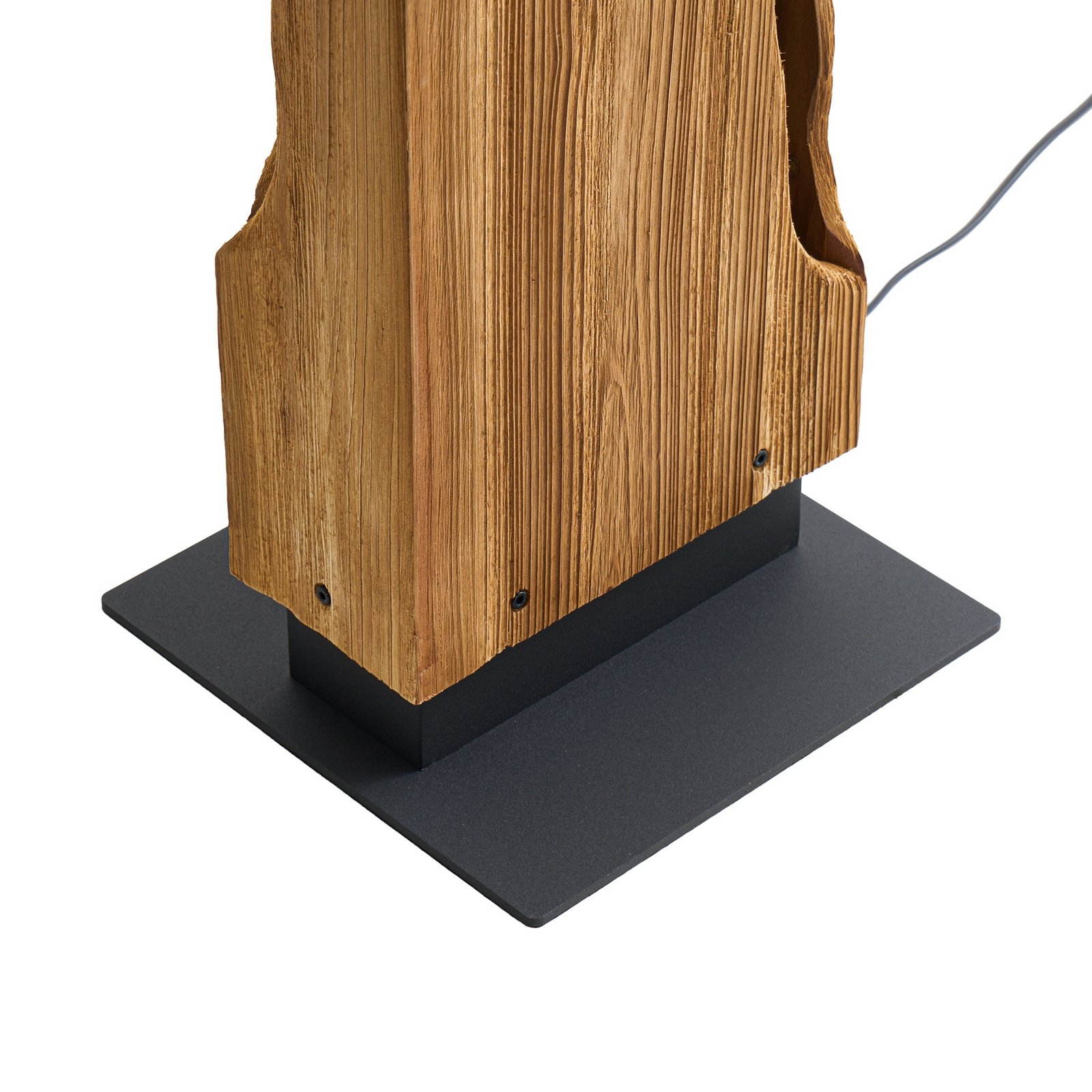 Lampe sur pied Tarry, bois, hauteur 137 cm, 4 x E27 - Lucande