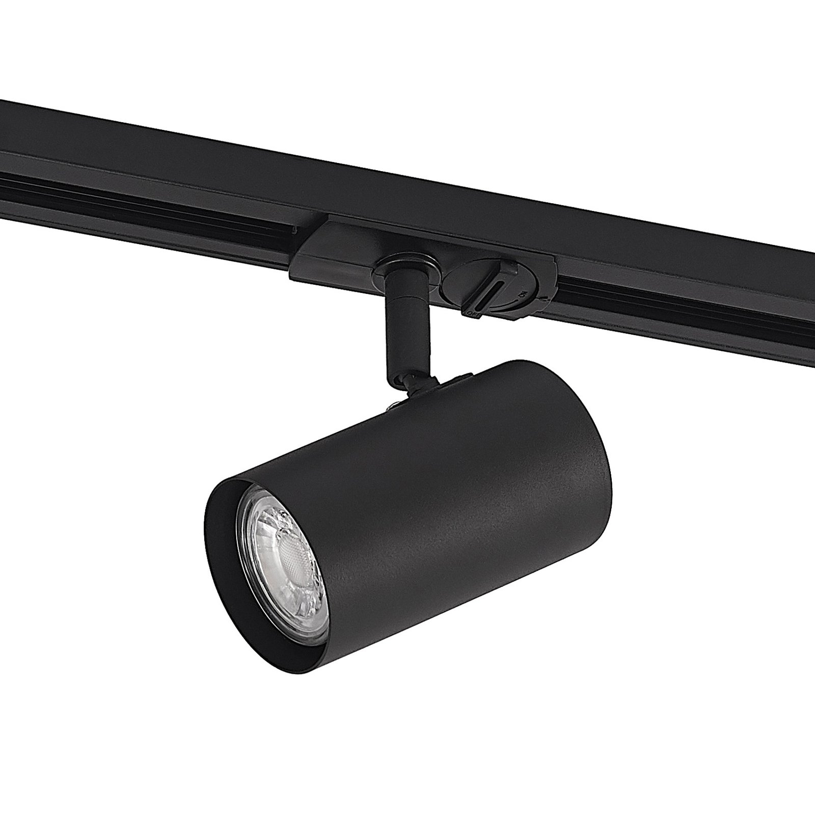Lindby Linaro bodové LED svetlo, 1-fázové čierna